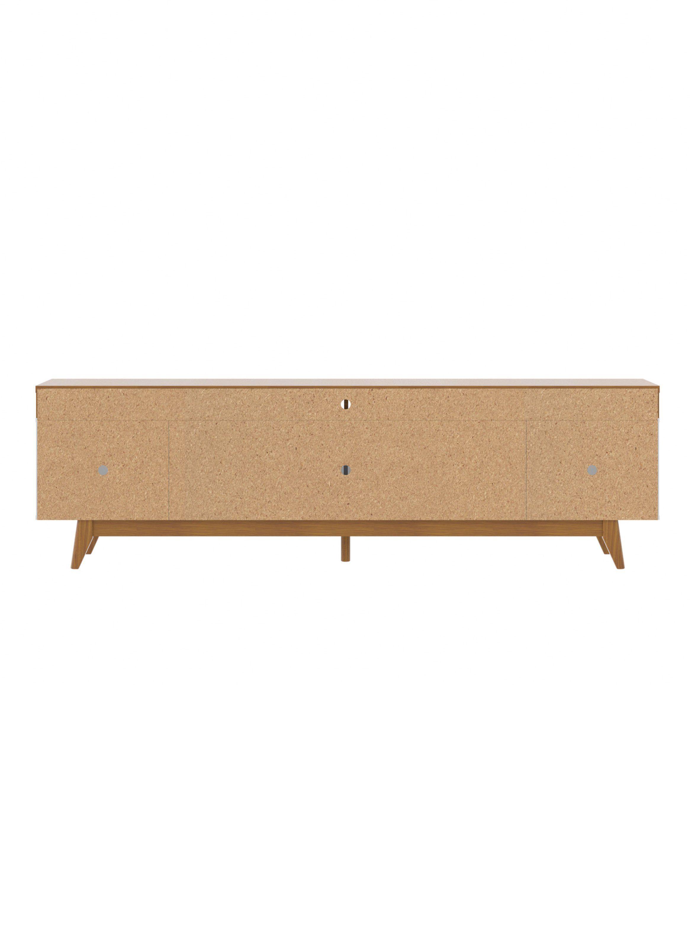 Rack TV 75" Flynt Stilo 2.1 Off White Crema-4