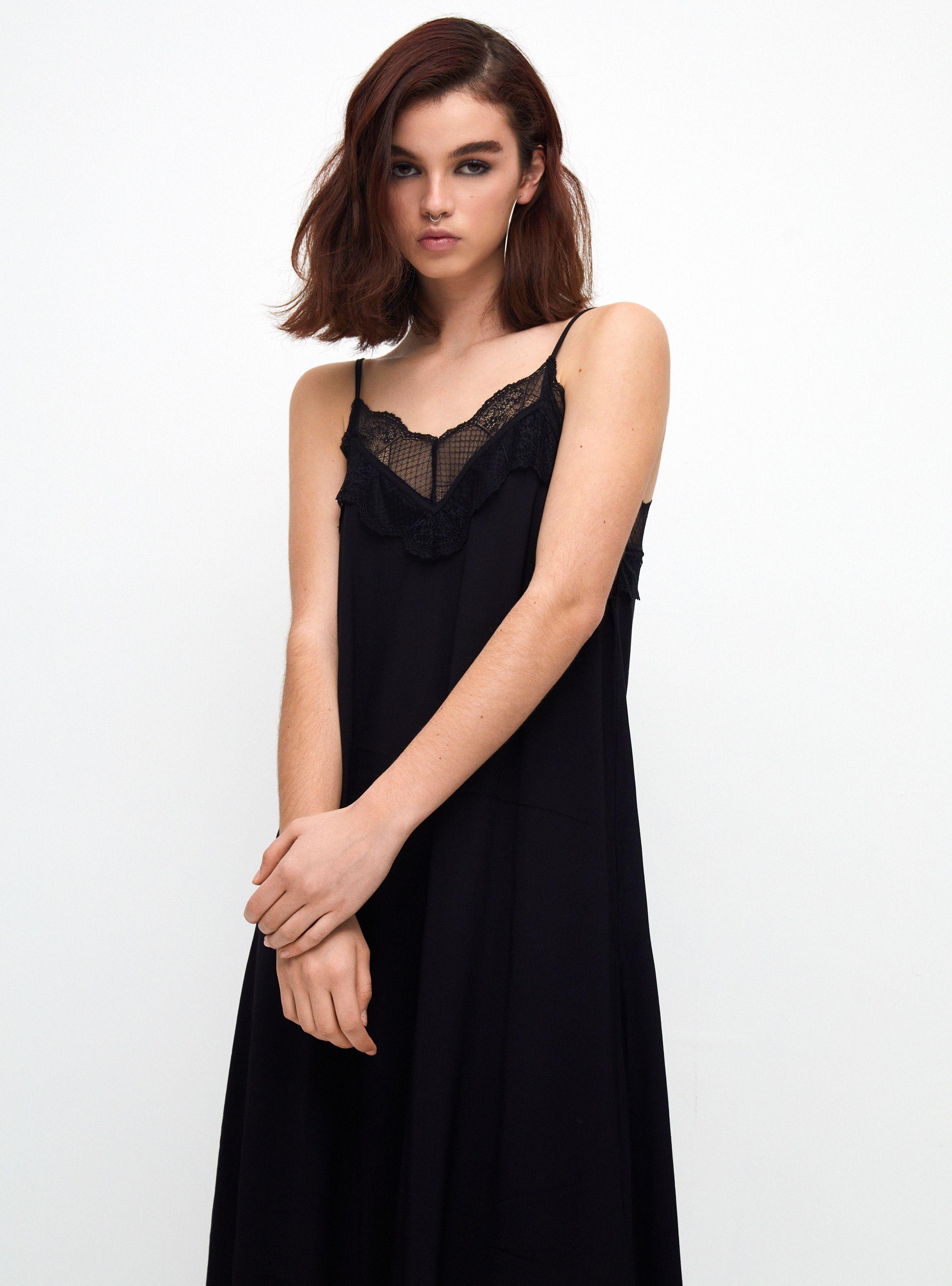 Vestido Lencero con Vuelo-0