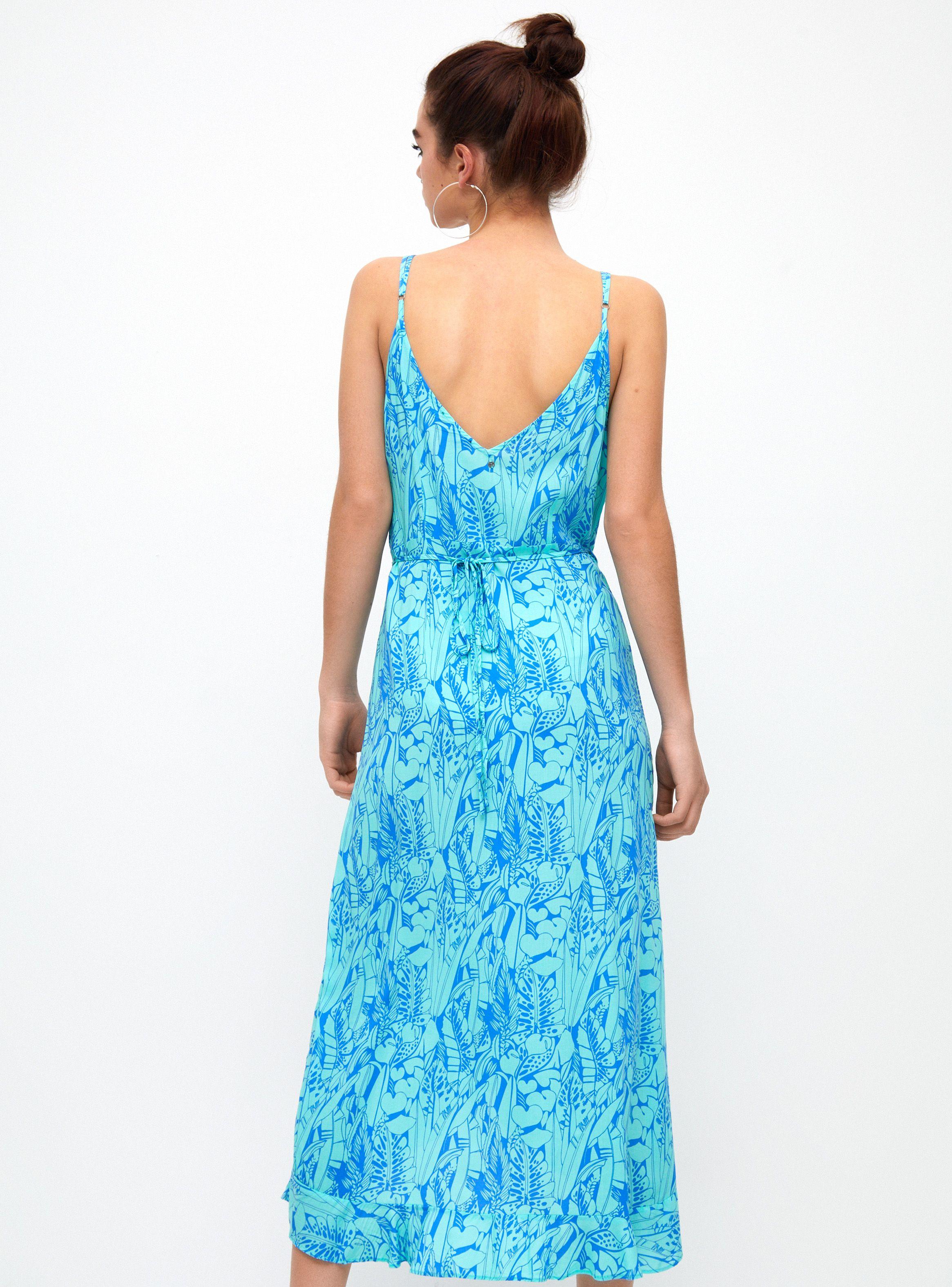 Vestido Wrap Estampado Corte V-1