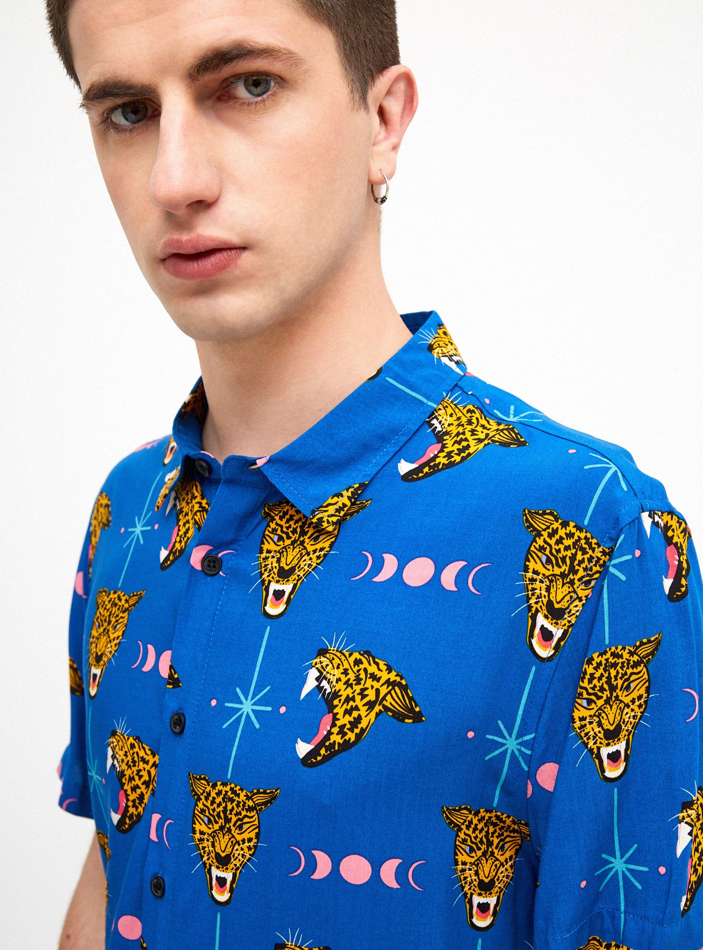 Camisa Manga Corta Bosquetro Art Gallery-3