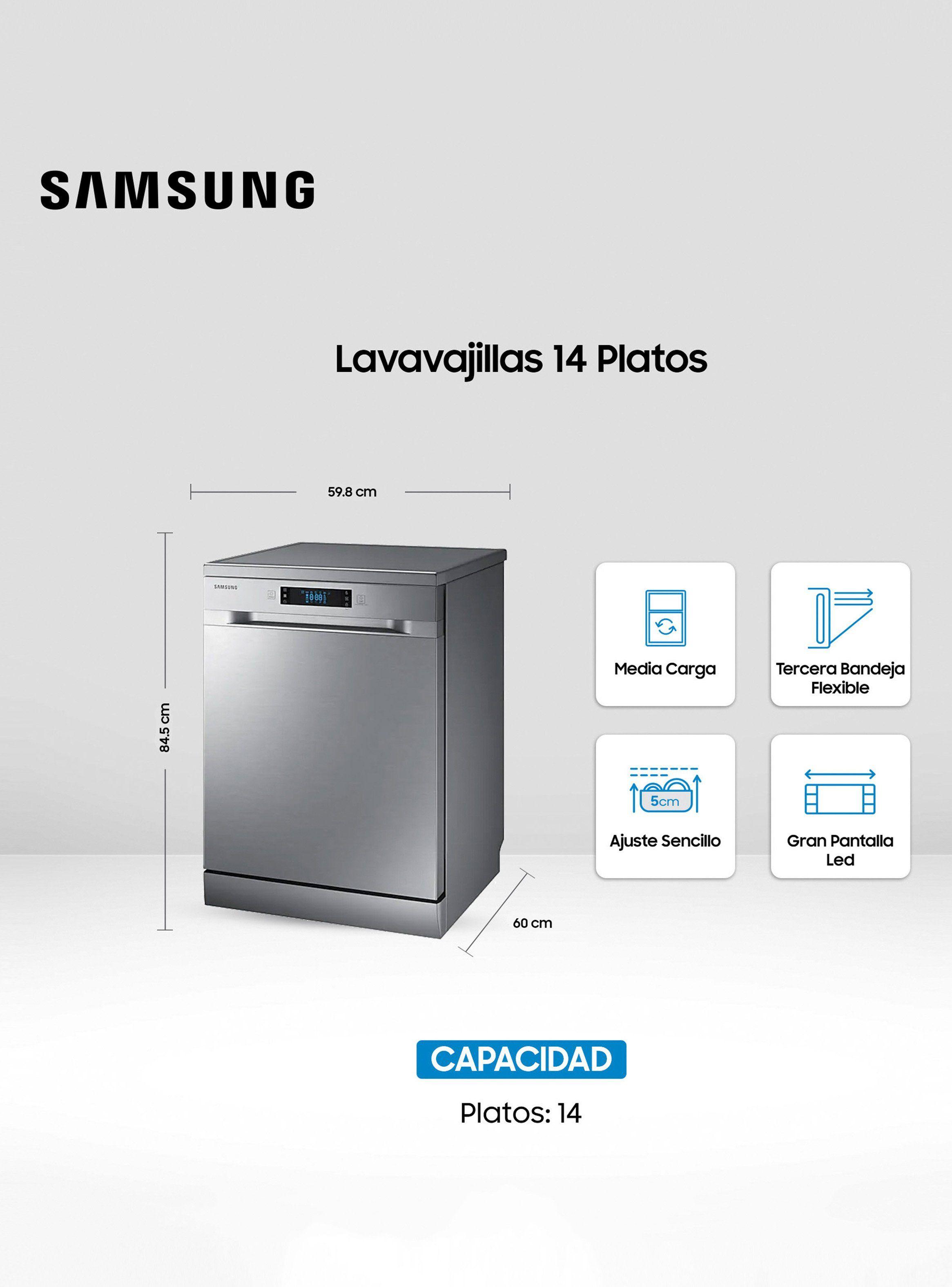 Lavavajillas Frontal 14 Cubiertos P/S DW60M6050FS/ZS-1