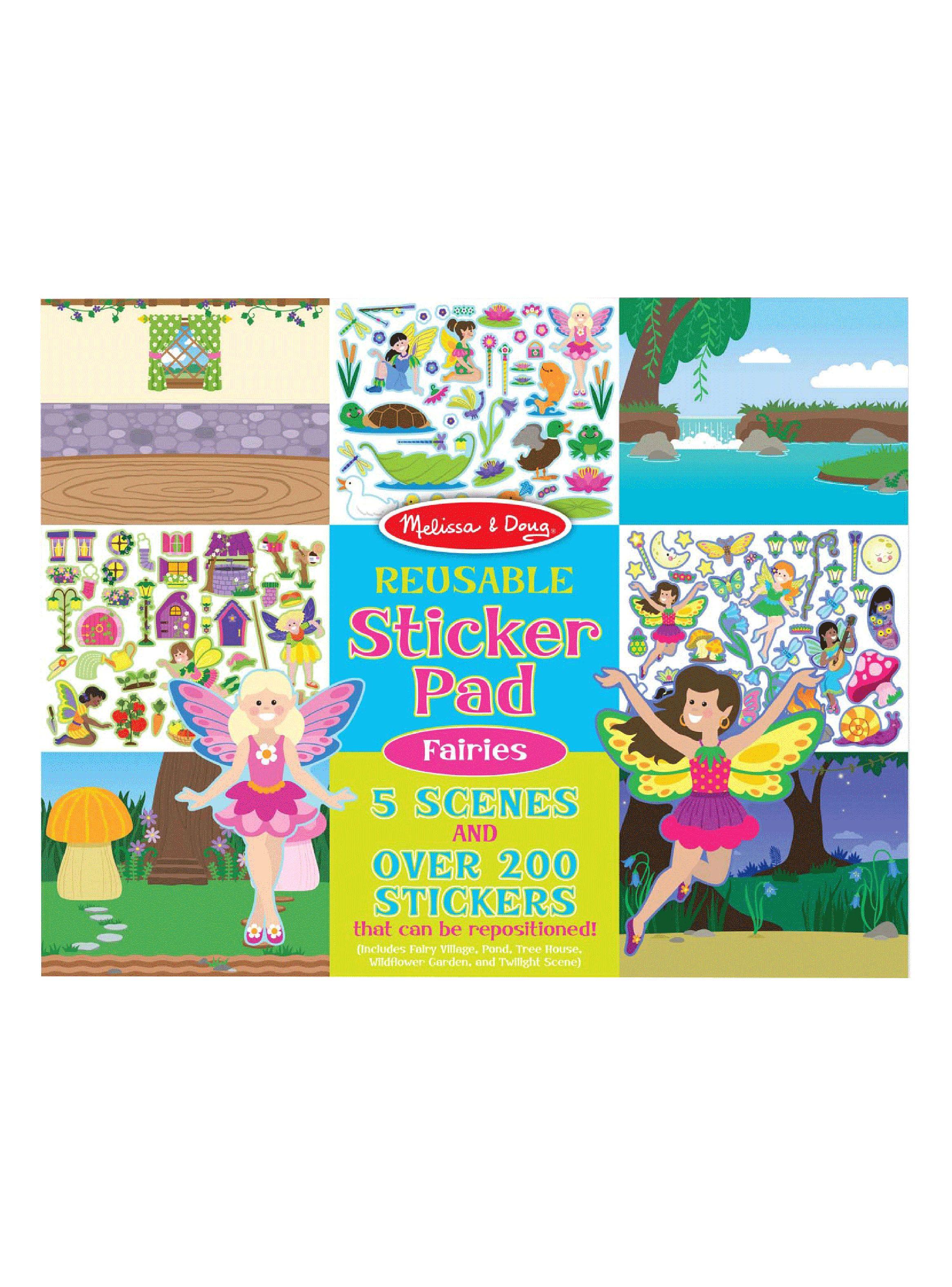 Melissa & Doug Pad stickers reutilizables - Hadas Caramba-0