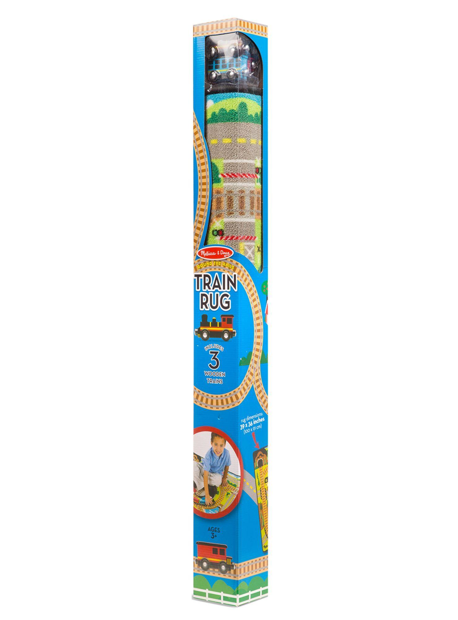 Melissa & Doug Alfombra pista de trenes Caramba-2