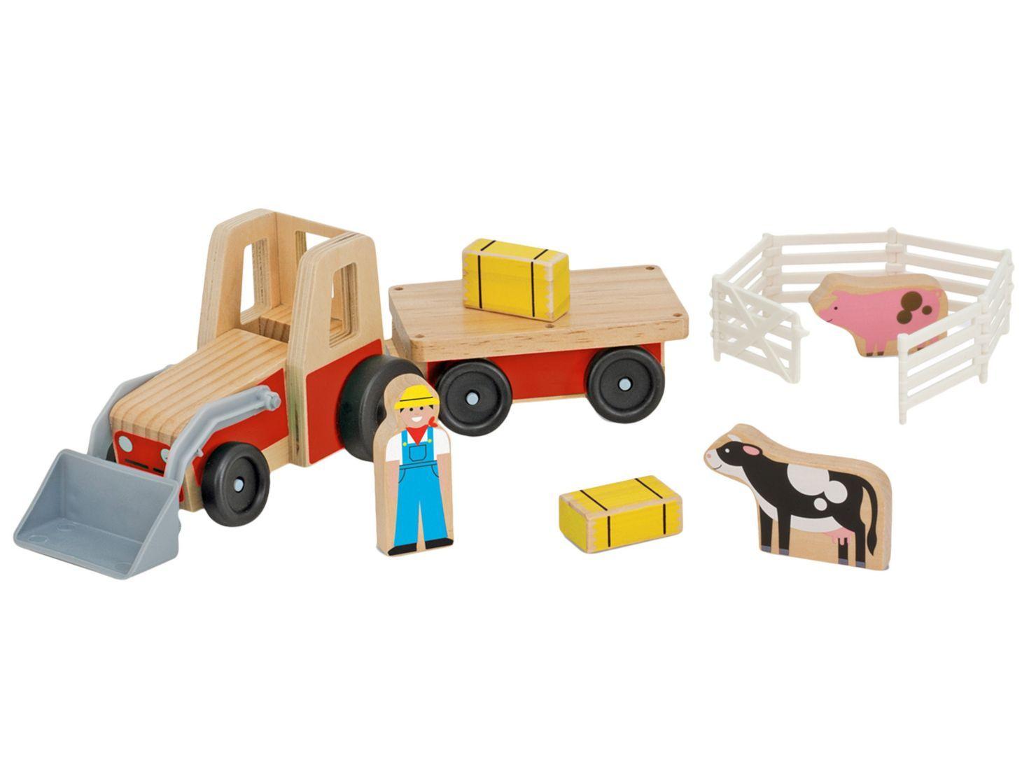 Melissa & Doug Tractor madera Caramba-0