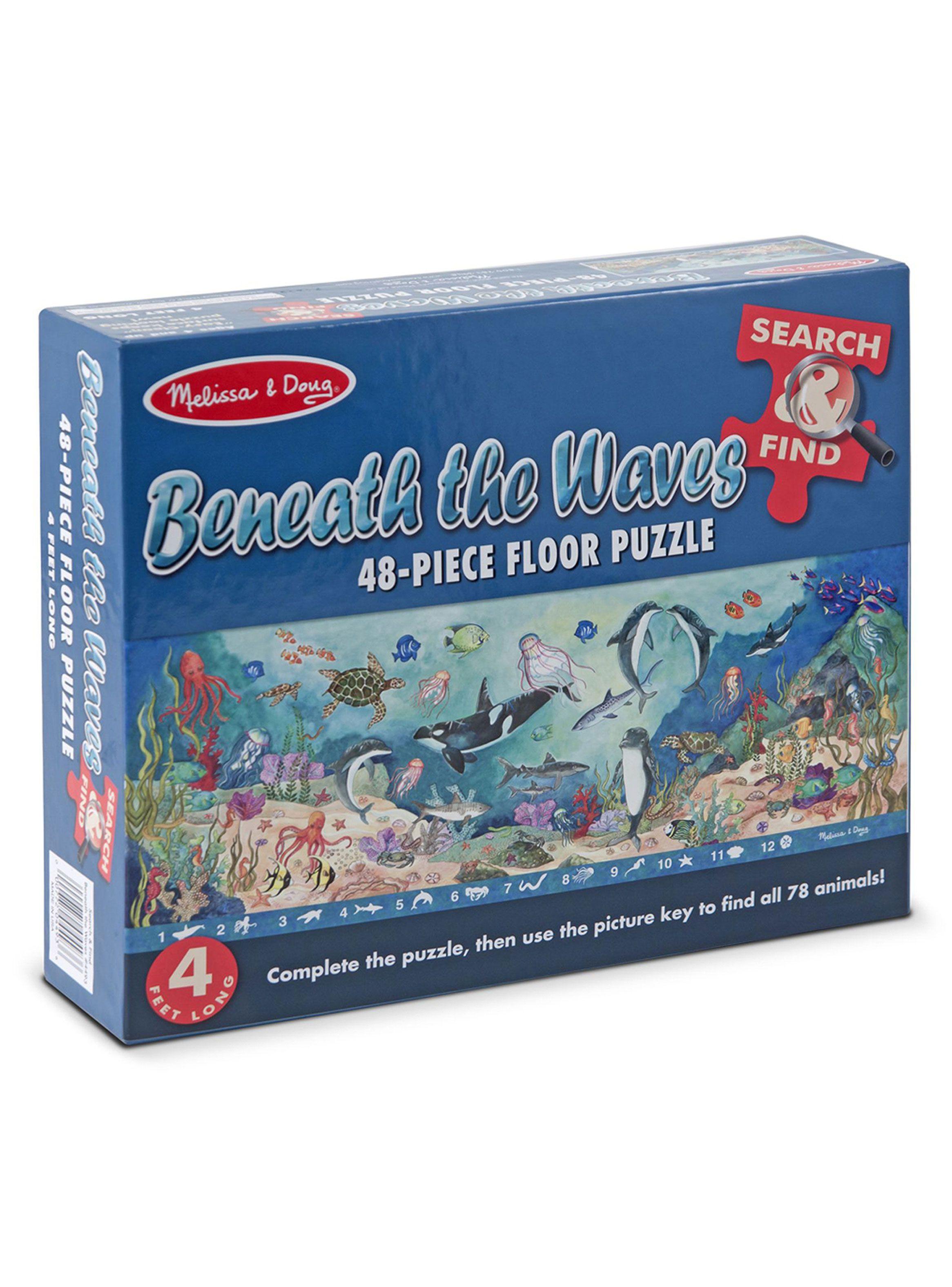 Melissa & Doug Puzzle gigante Bajo del mar - 48 piezas Caramba-0