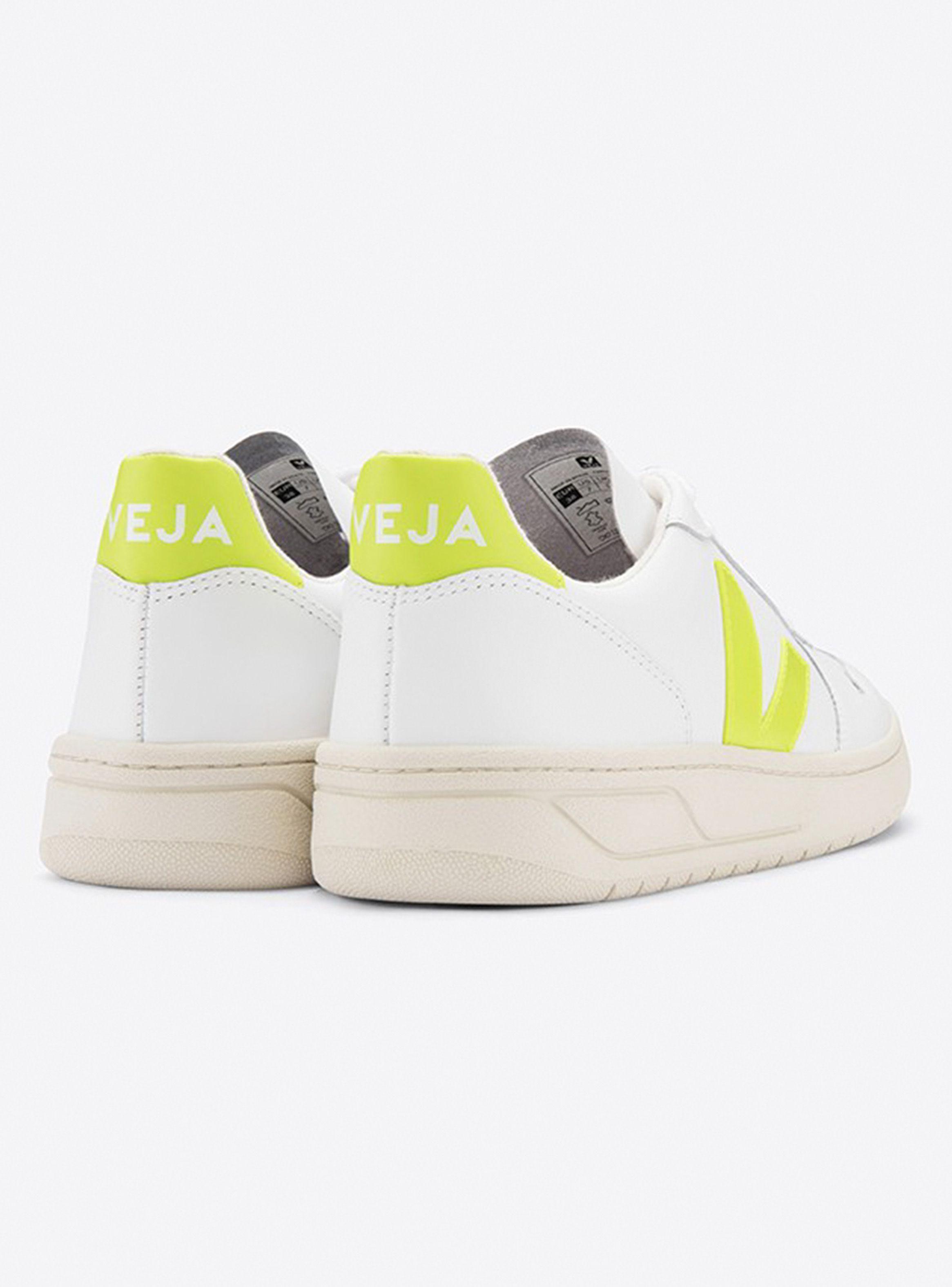 Zapatilla Veja Urbana Mujer V-10 Logo Amarillo-3