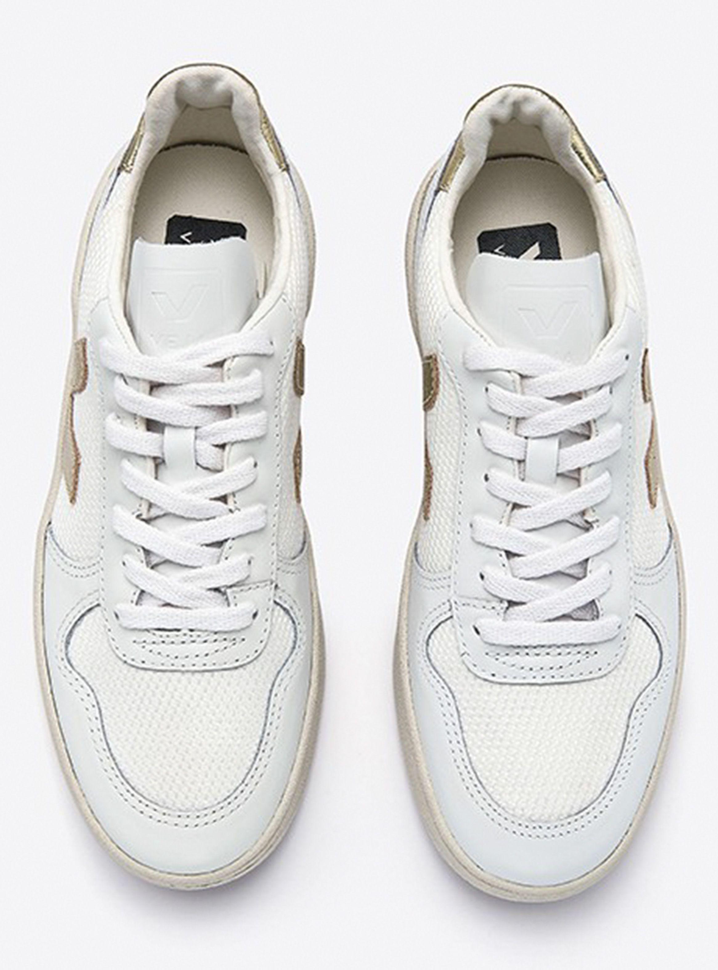 Zapatilla Urbana Veja Mujer V-10 Logo Metalico-2