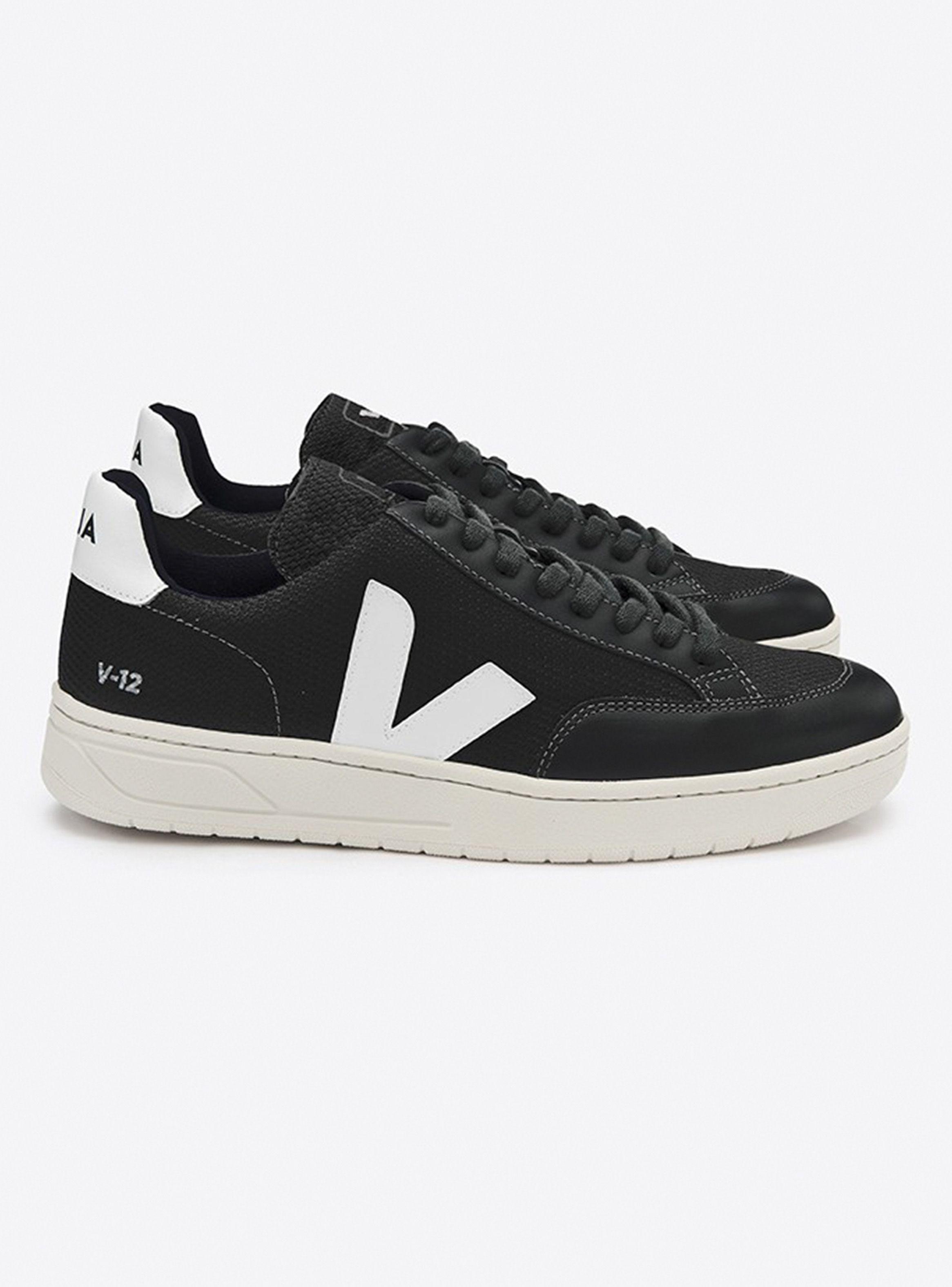 Zapatilla Urbana Veja Mujer V-12 Negro-1