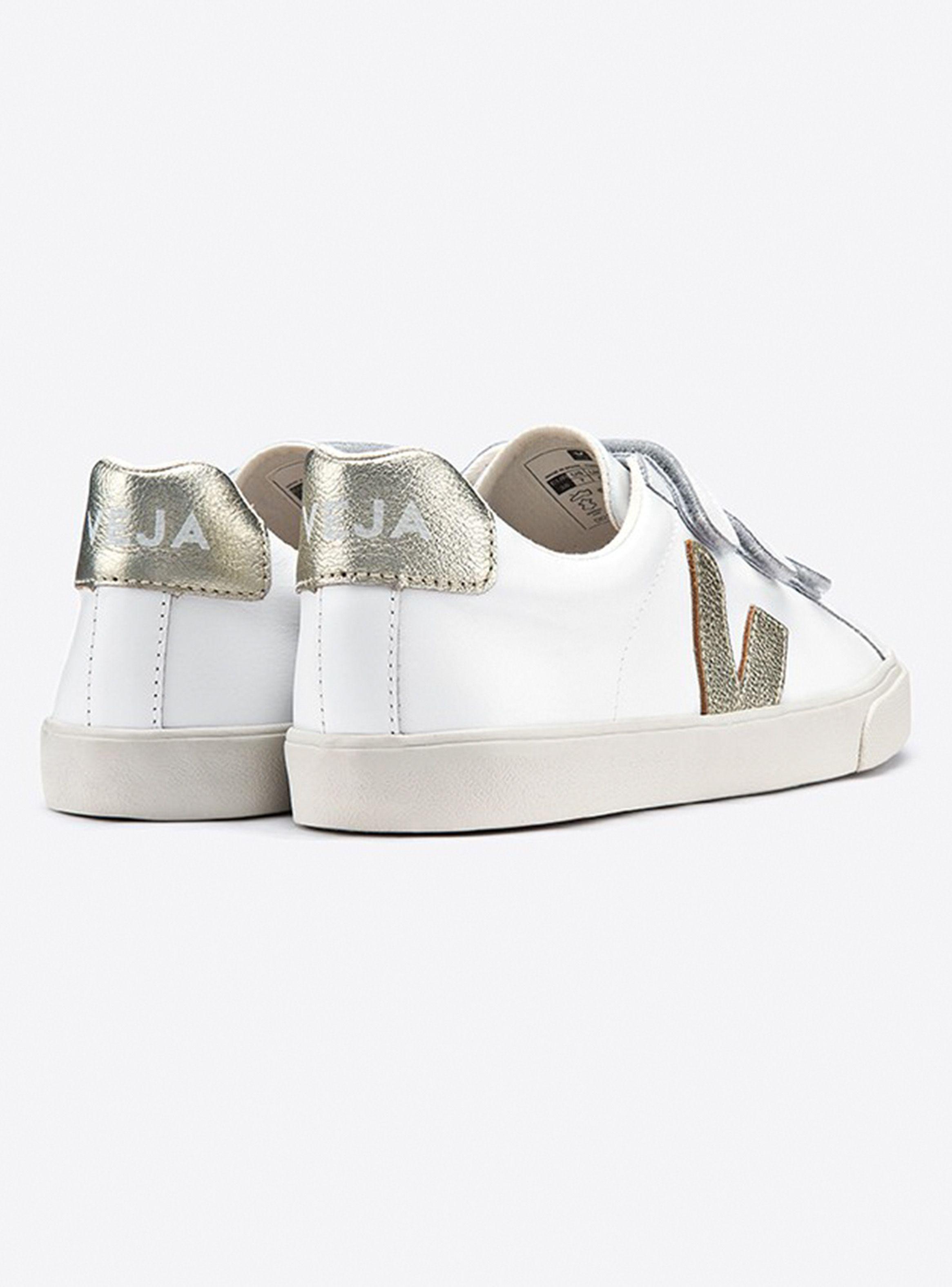 Zapatilla Urbana Veja Mujer Esplar Logo Plata Velcro-2