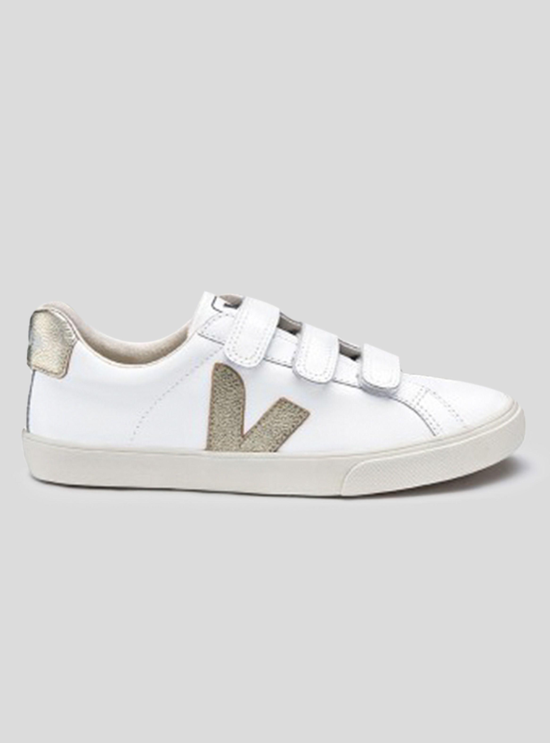 Zapatilla Urbana Veja Mujer Esplar Logo Plata Velcro-0