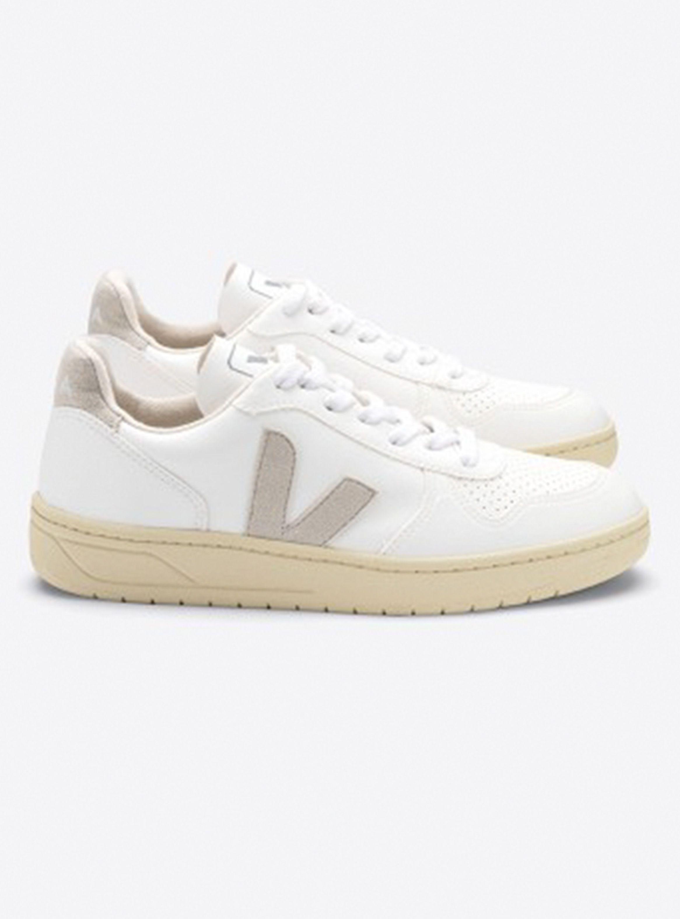 Zapatilla Veja Urbana Veja Mujer V-10 Logo Gris-1