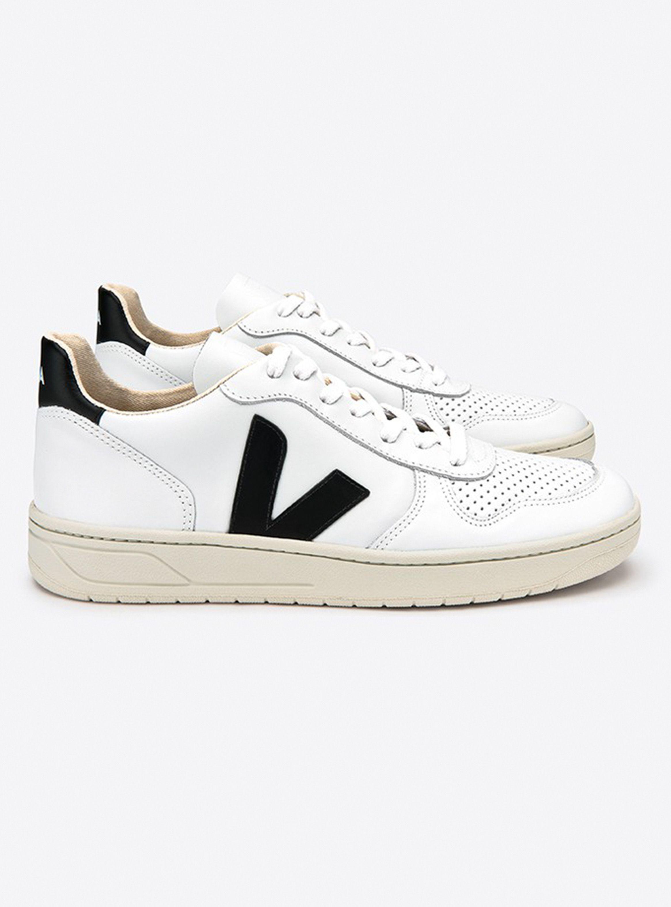 Zapatilla Veja Urbana Hombre V-10 Logo Negro-1