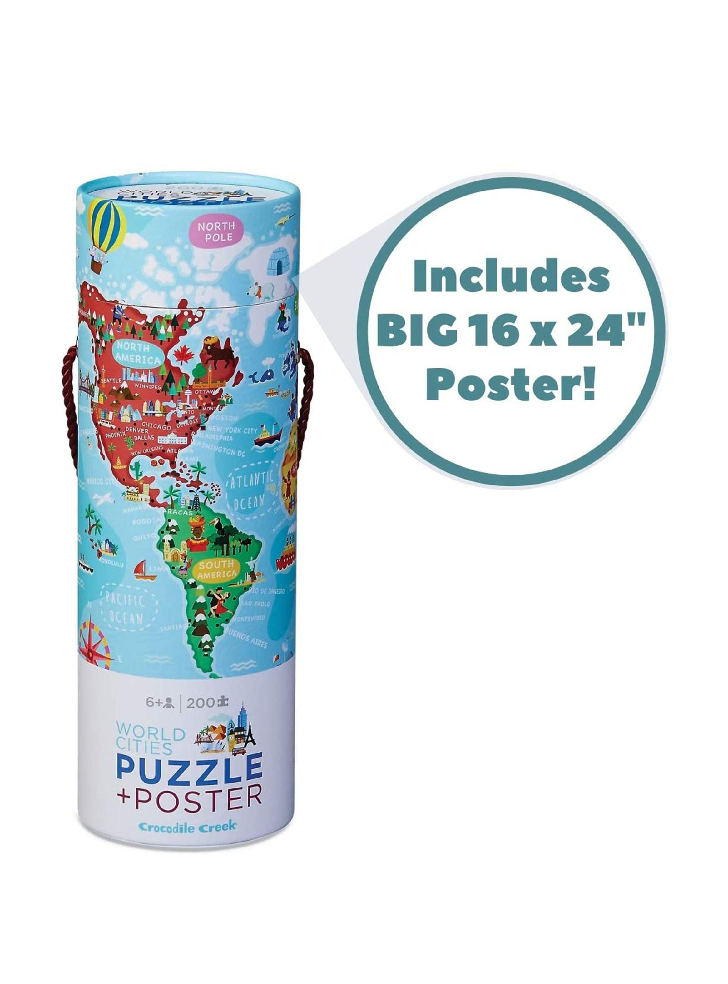 Puzzle 200 Piezas Ciudades del Mundo Crocodile Creek-2