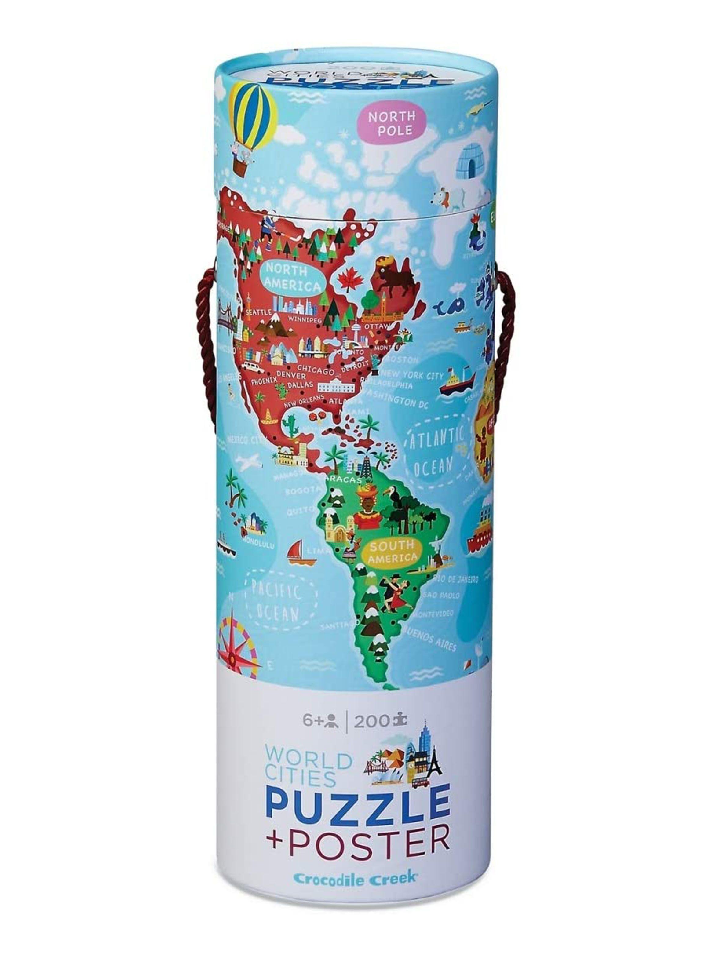 Puzzle 200 Piezas Ciudades del Mundo Crocodile Creek-0