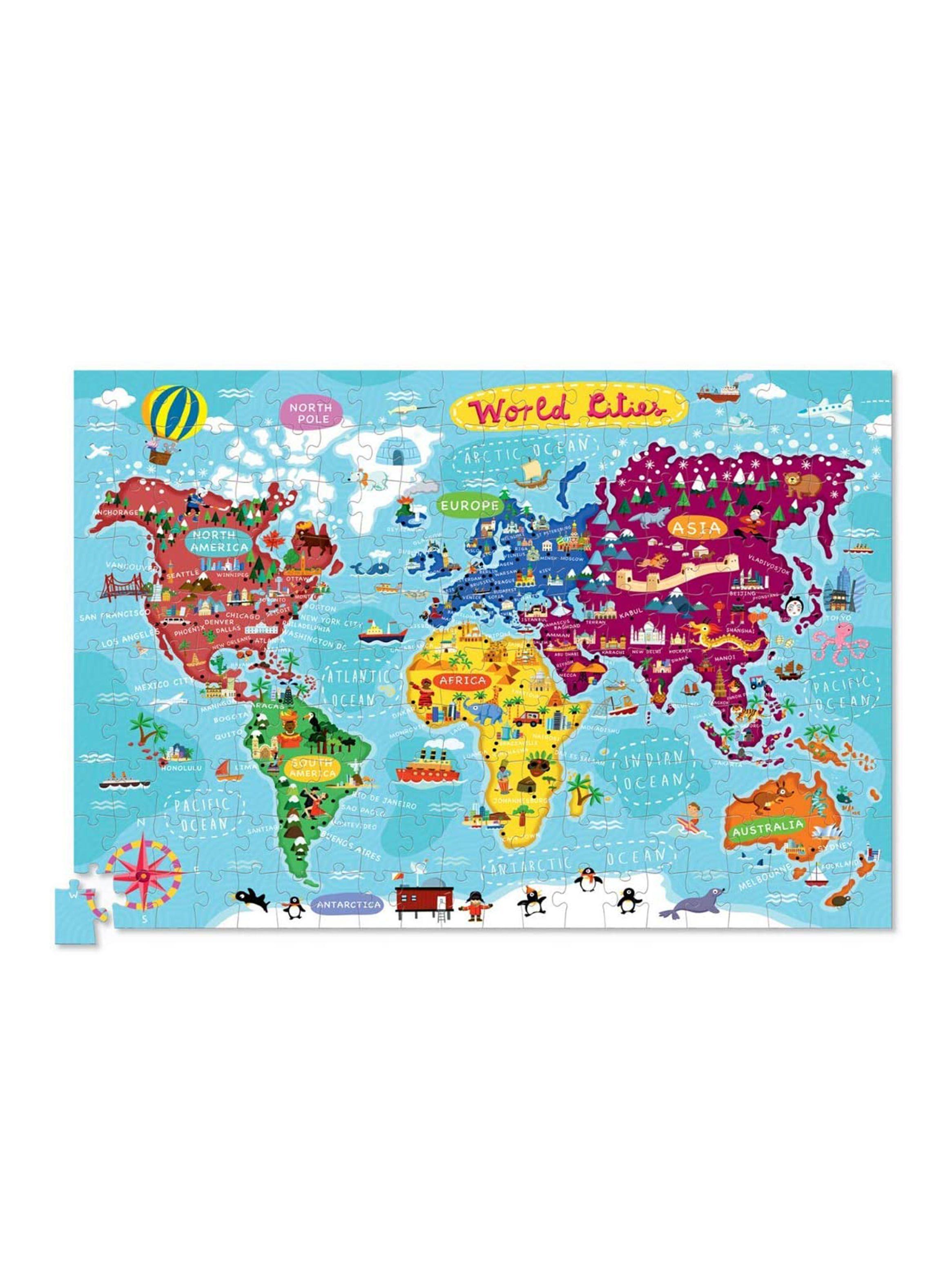 Puzzle 200 Piezas Ciudades del Mundo Crocodile Creek-1