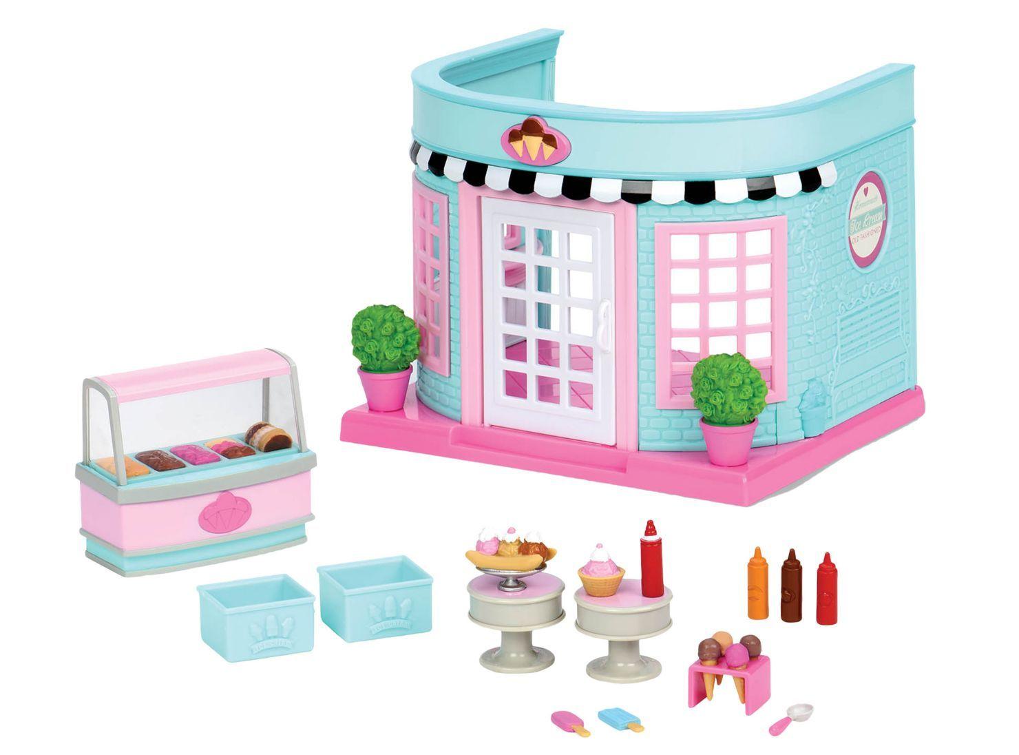 Lil Woodzeez Playset heladería Caramba-0