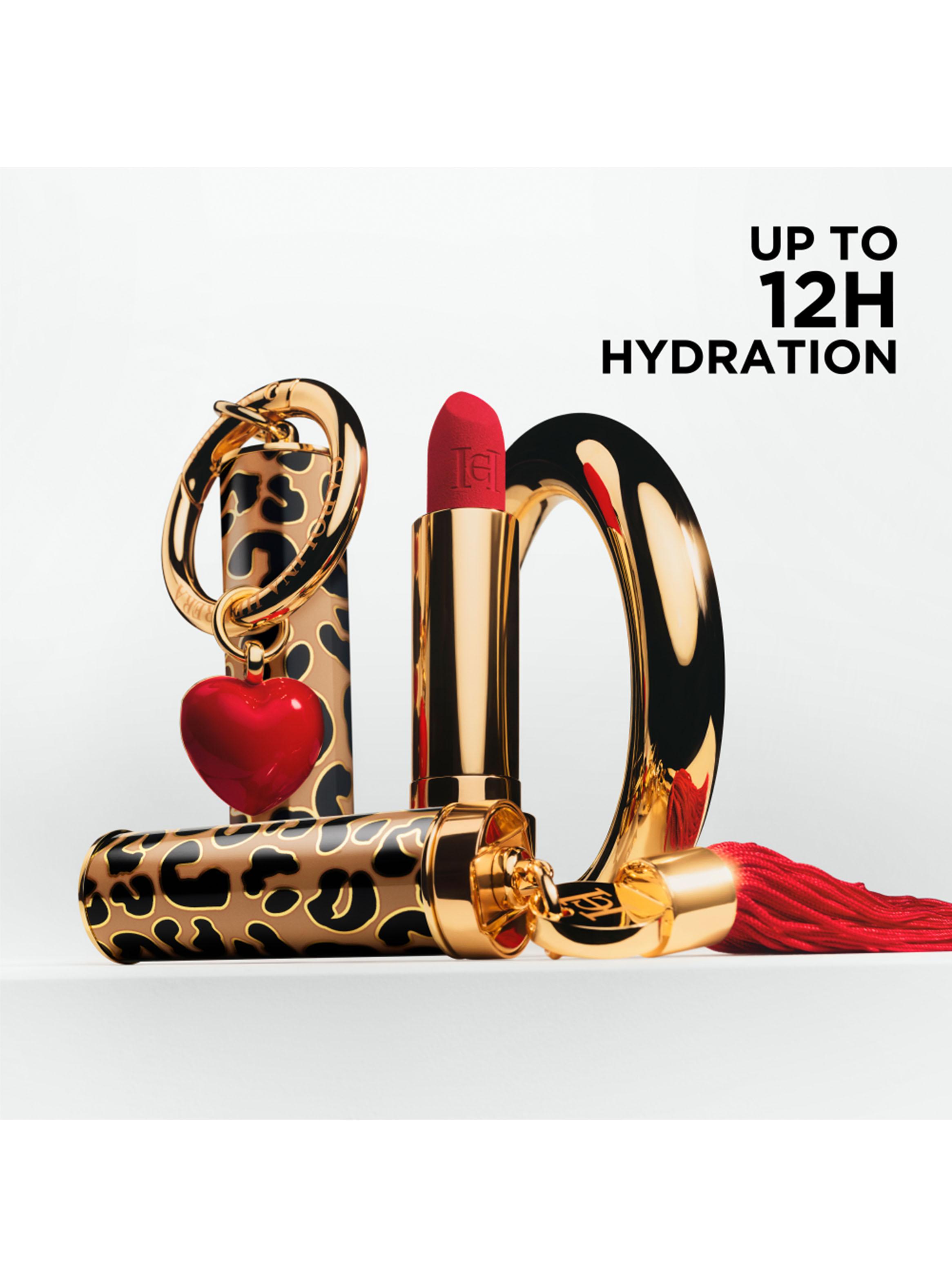 Fabulous Kiss Lipstick Blur Matte Carolina Herrera 711 Brick City Rouge 3.5g-4