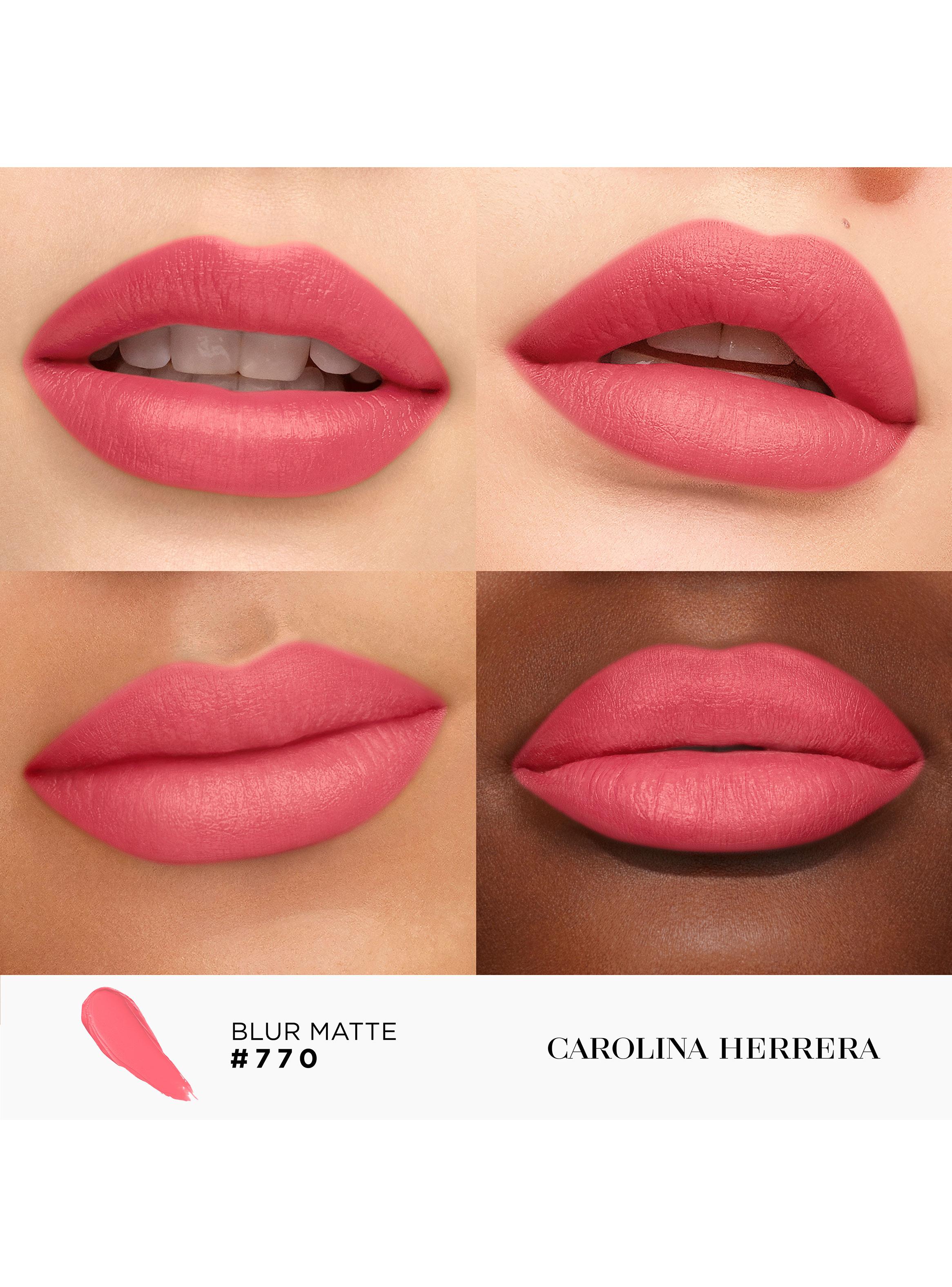 Fabulous Kiss Lipstick Blur Matte Carolina Herrera 770 Nude Alert 3.5g-2