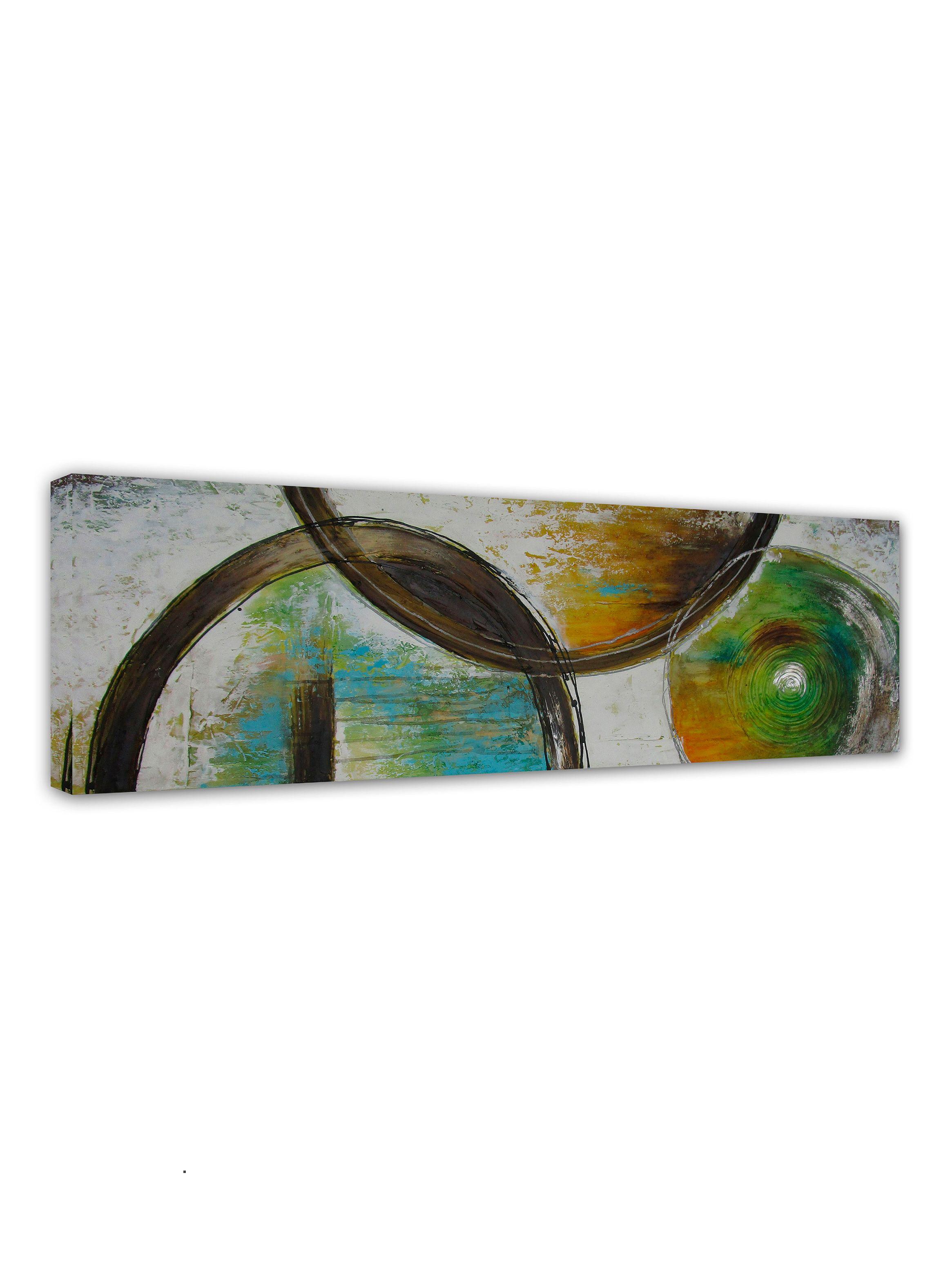 Cuadro Oleo Semicírculo 40x140 cm-1