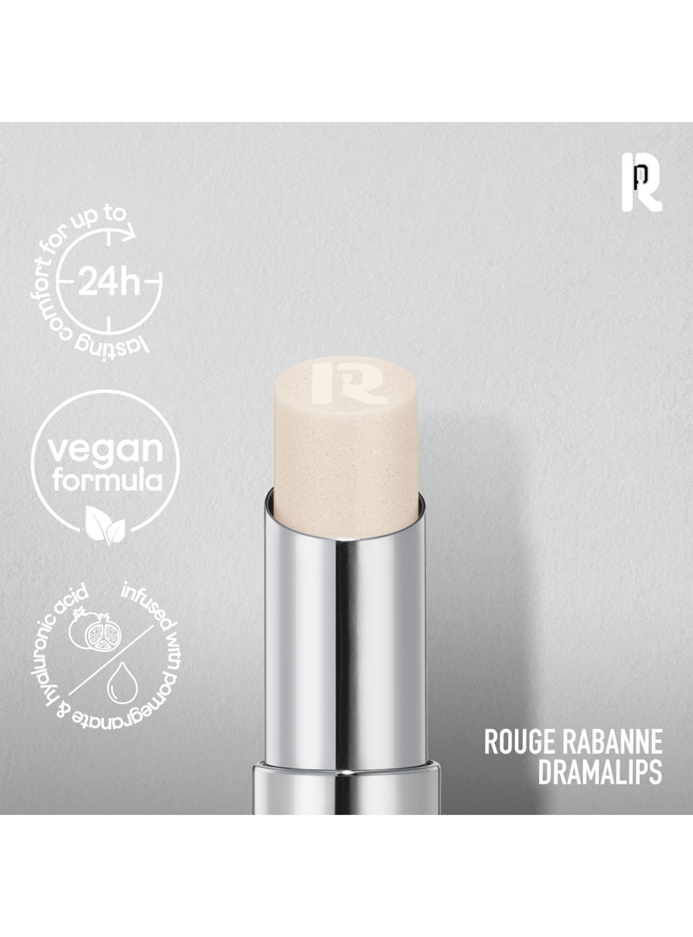 Dramalips Glassy Lipstick Barra de Labios Brillante Clear/Fair 3 g Rabanne-3