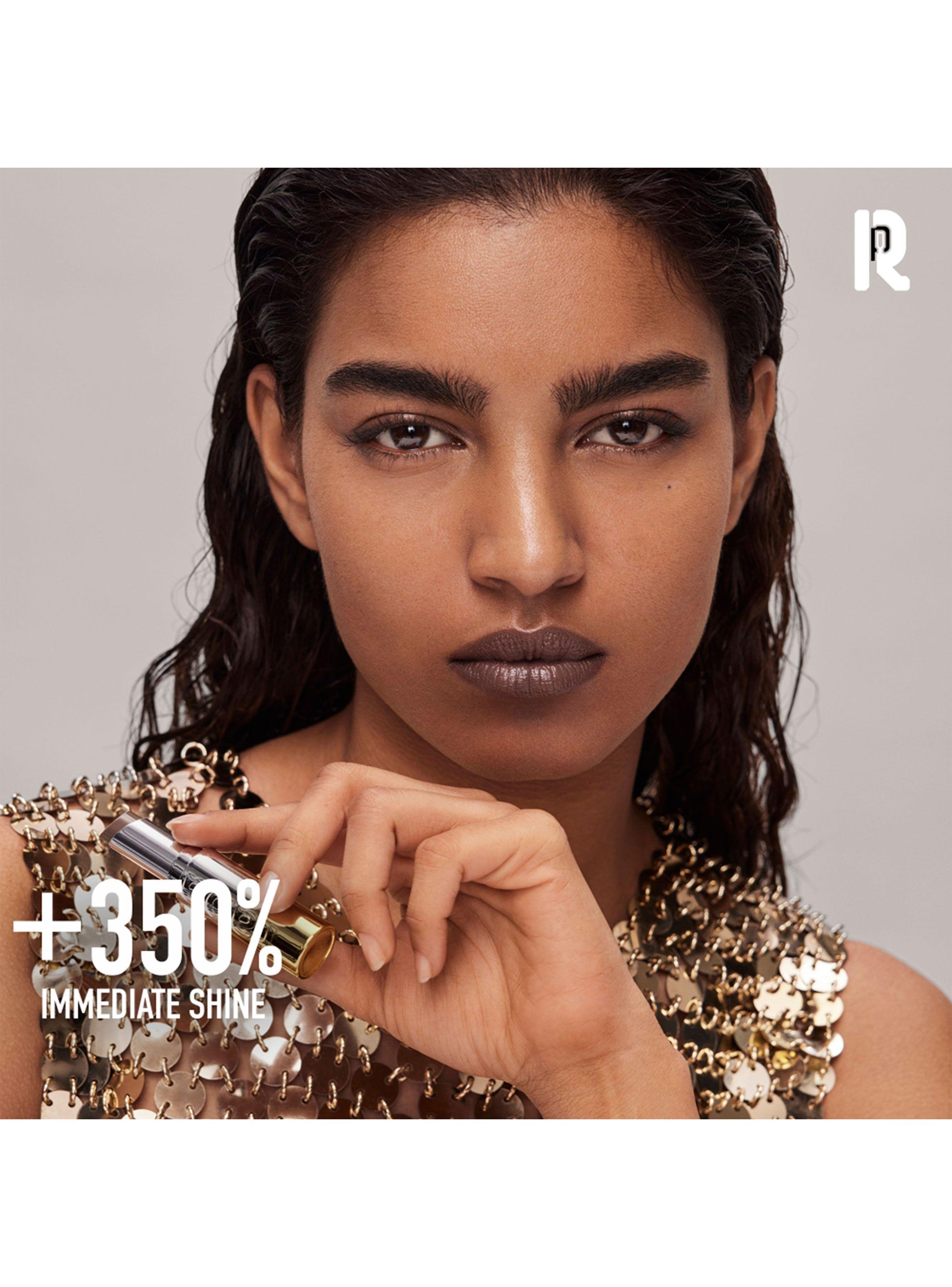 Dramalips Glassy Lipstick Barra de Labios Shine Nude 3 g Rabanne-4