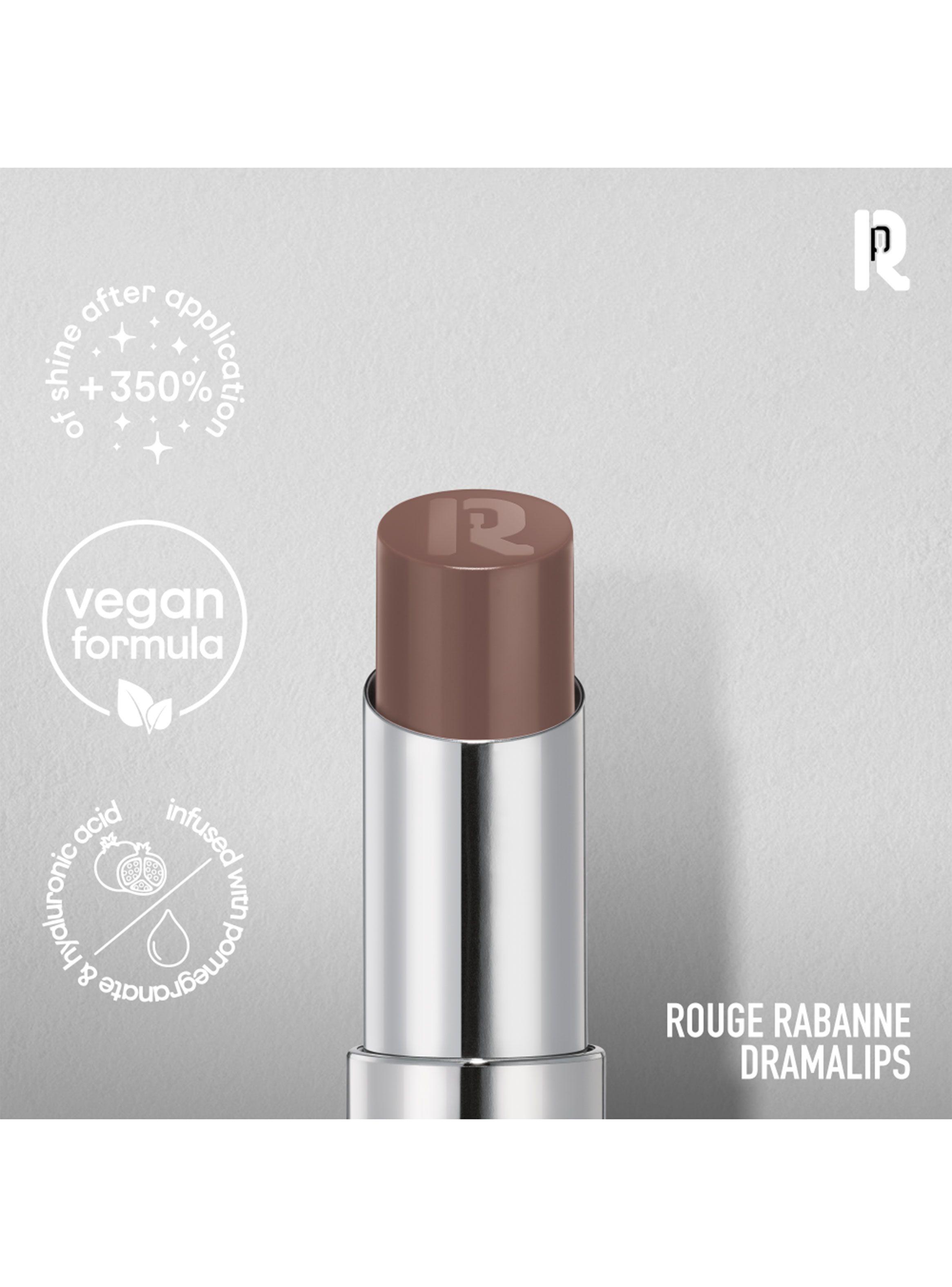Dramalips Glassy Lipstick Barra de Labios Shine Nude 3 g Rabanne-3