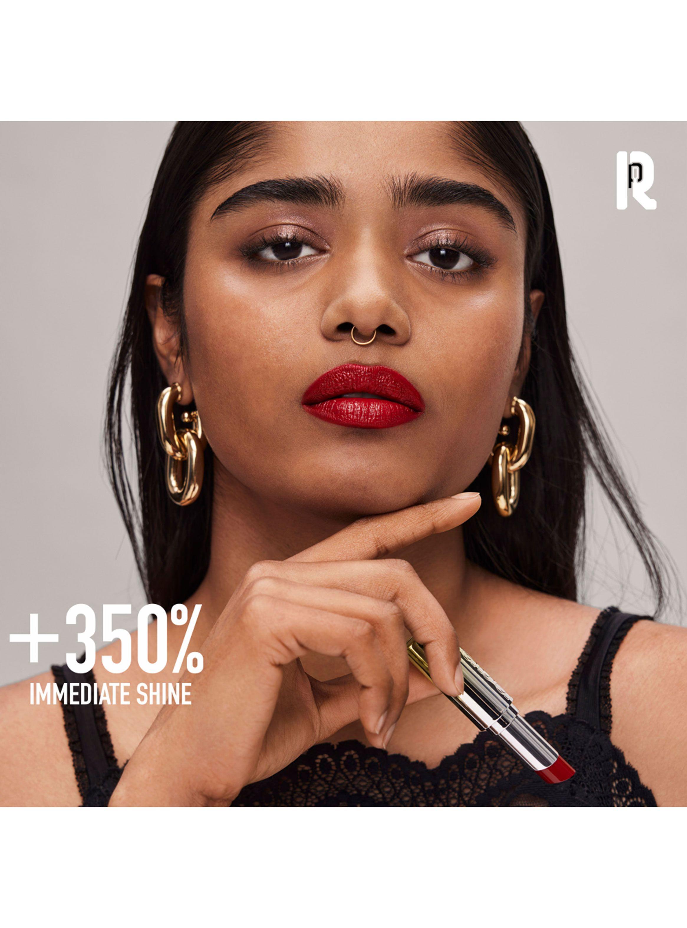 Dramalips Glassy Lipstick Barra de Labios Brillante Red 3 g Rabanne-4