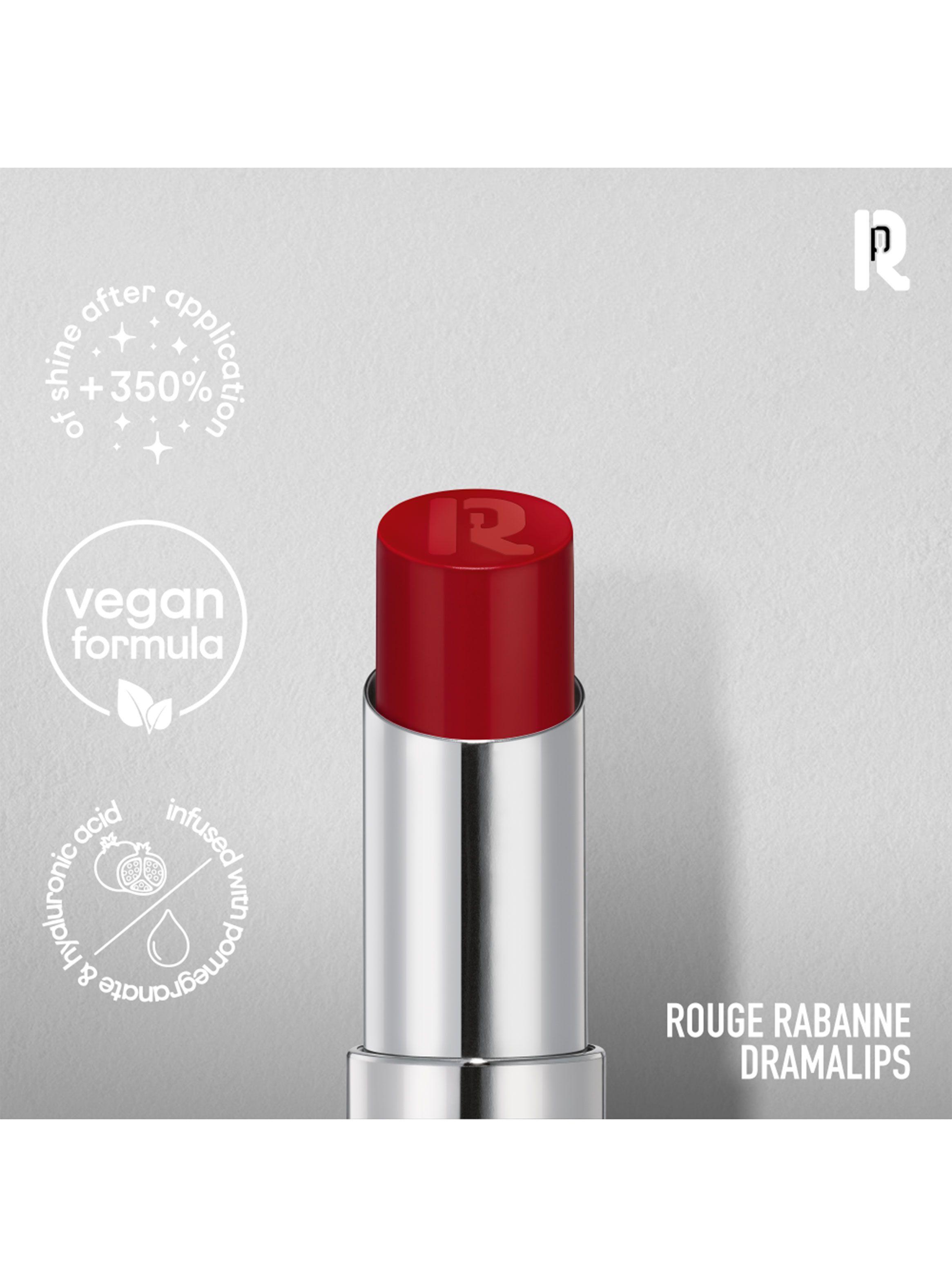 Dramalips Glassy Lipstick Barra de Labios Brillante Red 3 g Rabanne-3