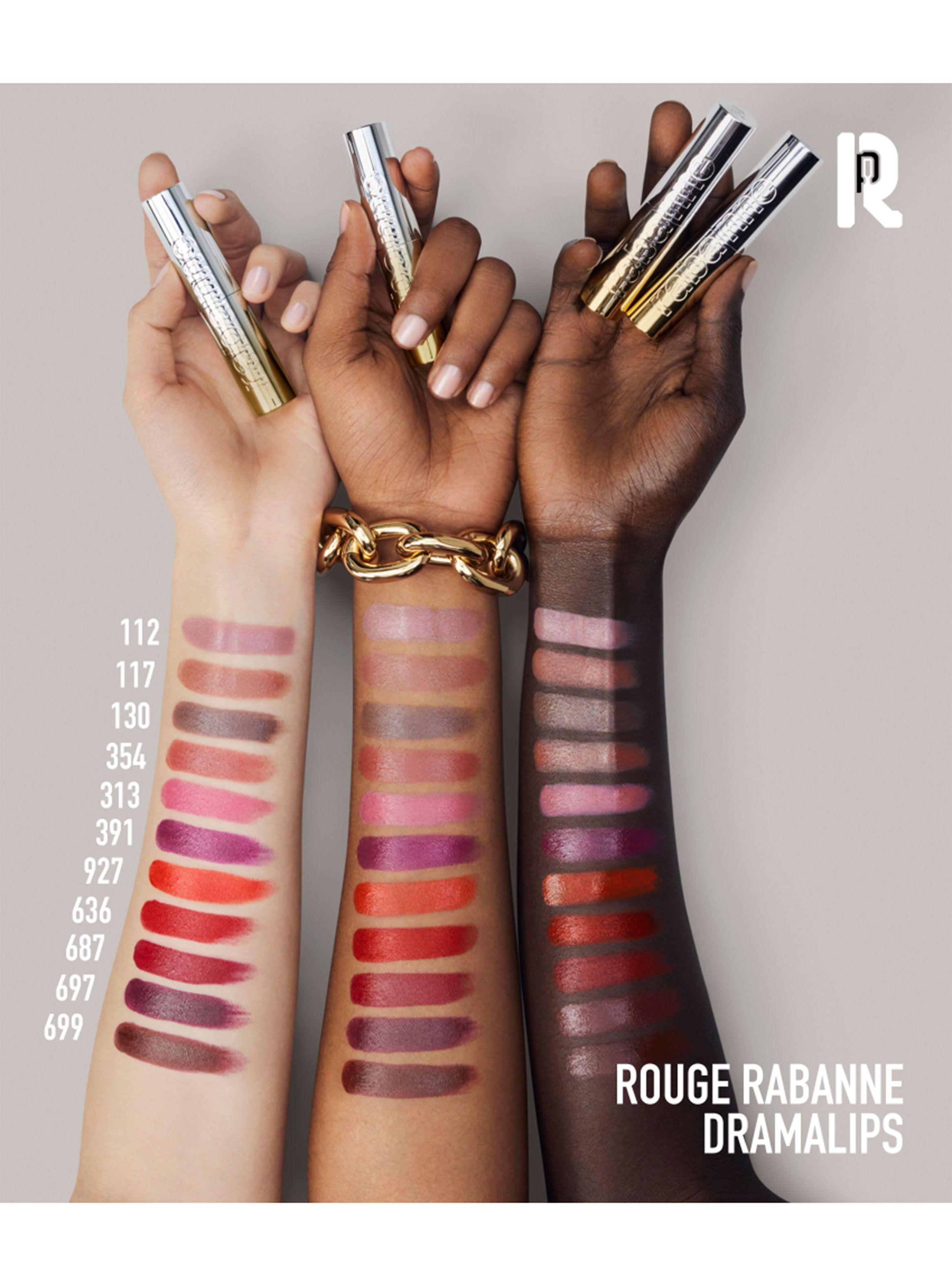 Dramalips Glassy Lipstick Barra de Labios Brillante Brown 3 g Rabanne-5