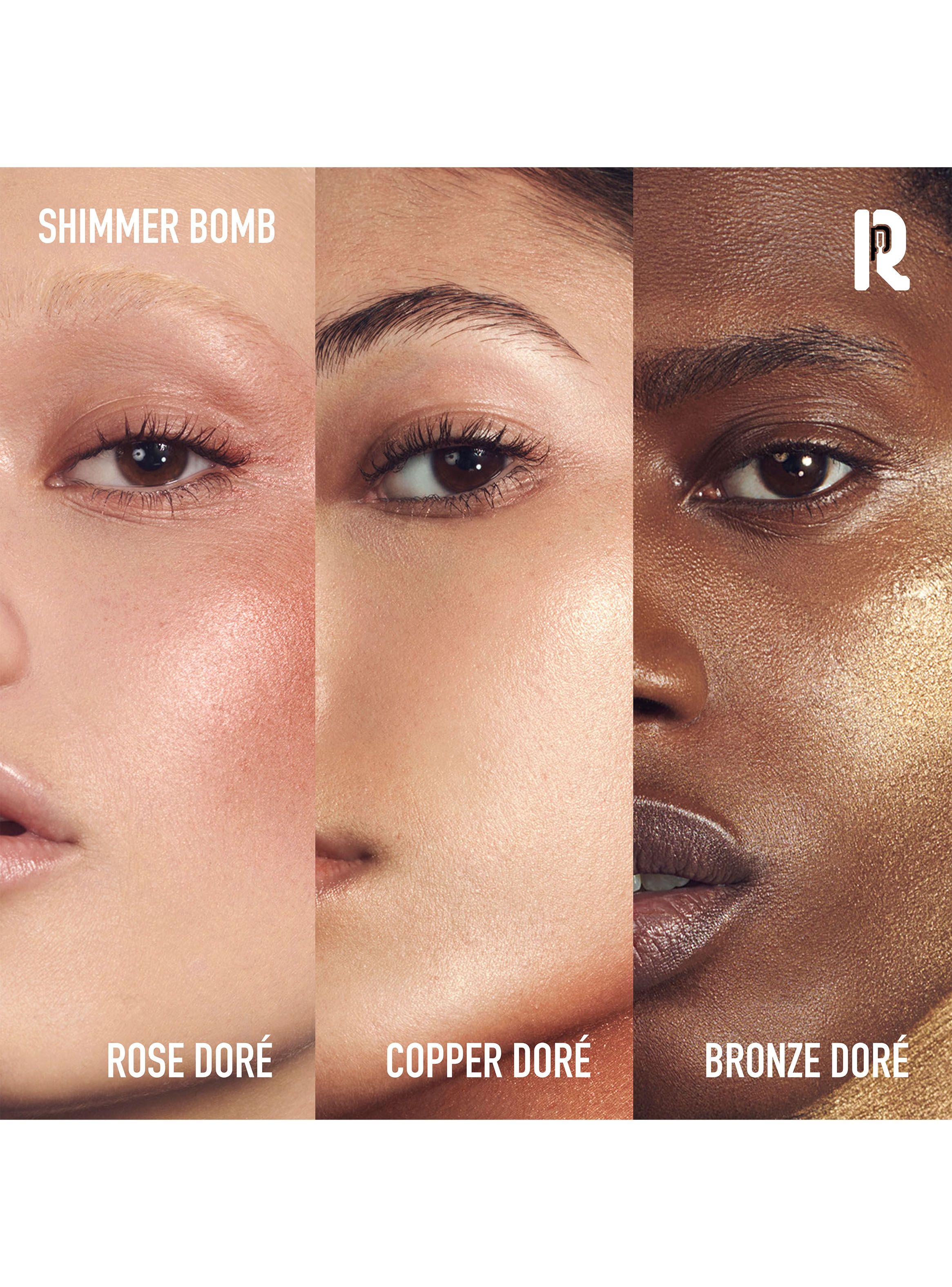 Shimmer Bomb Spray-On Glitters Iluminador en Aerosol Rabanne Bronze Dore-2