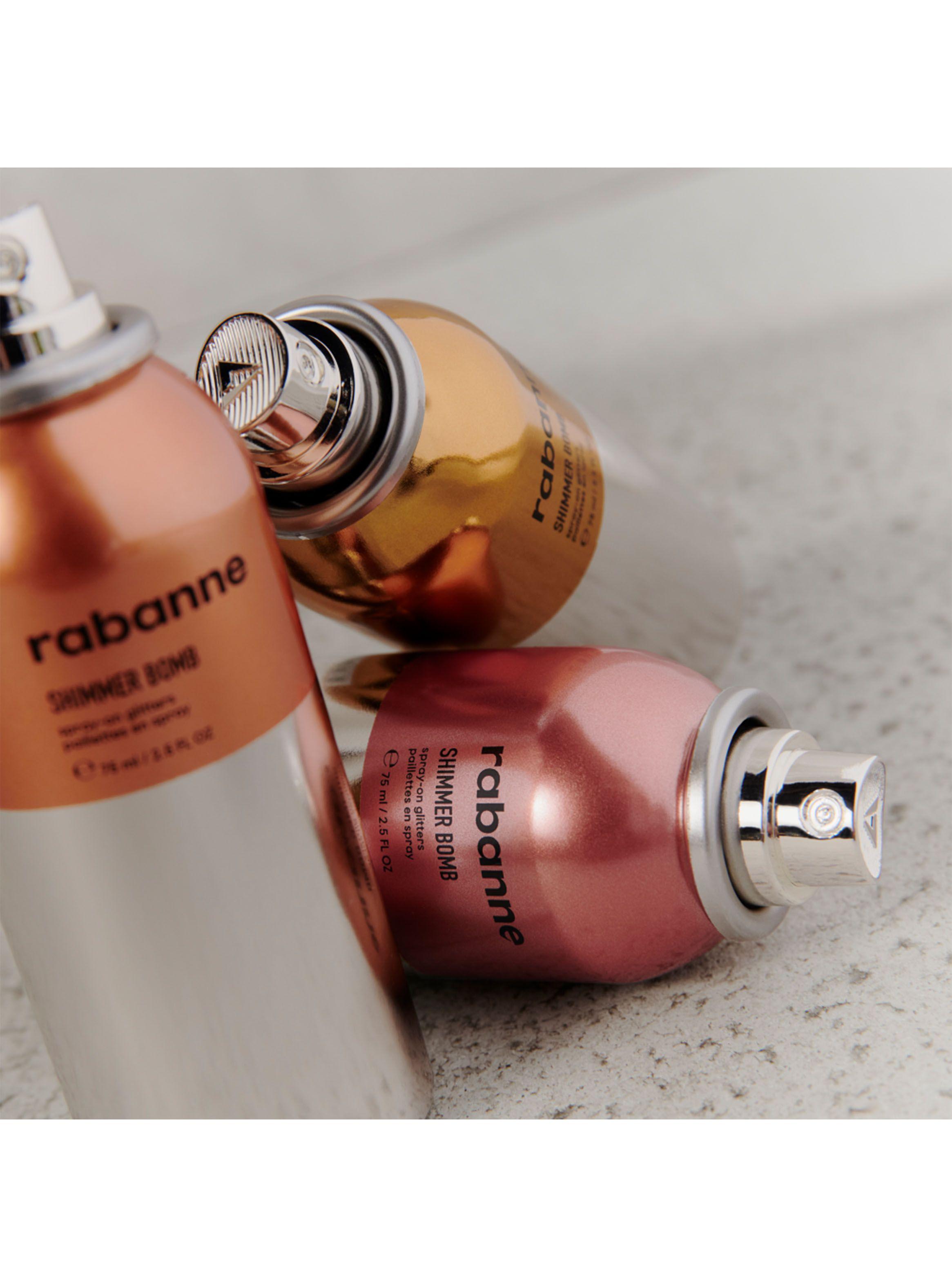 Shimmer Bomb Spray-On Glitters Iluminador en Aerosol Rabanne Bronze Dore-4