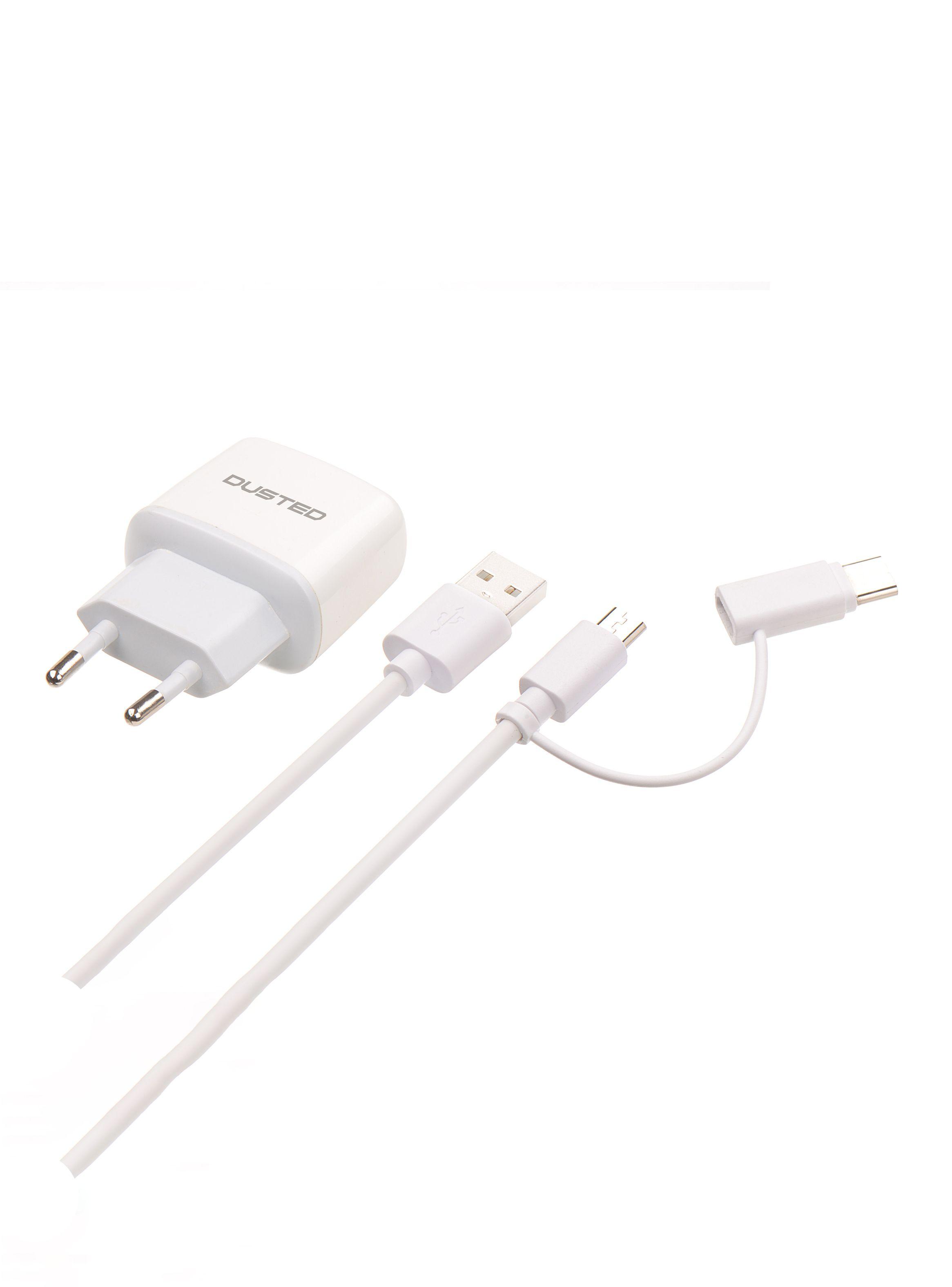 Cargador 2 en 1 de 12W con Cable USB Dual-1