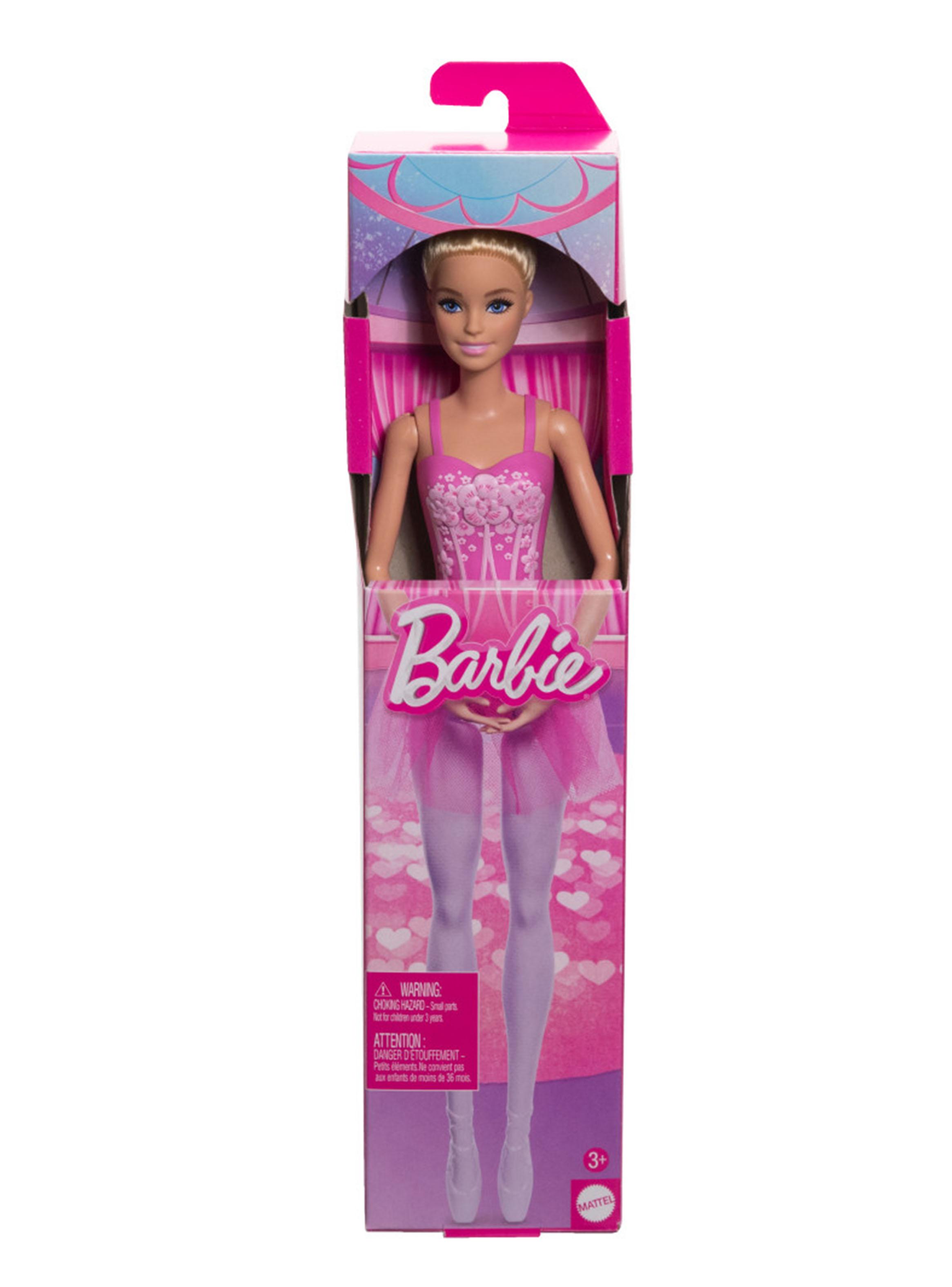 Muñeca Profesiones Bailarina de Ballet Cabello Rubio-4