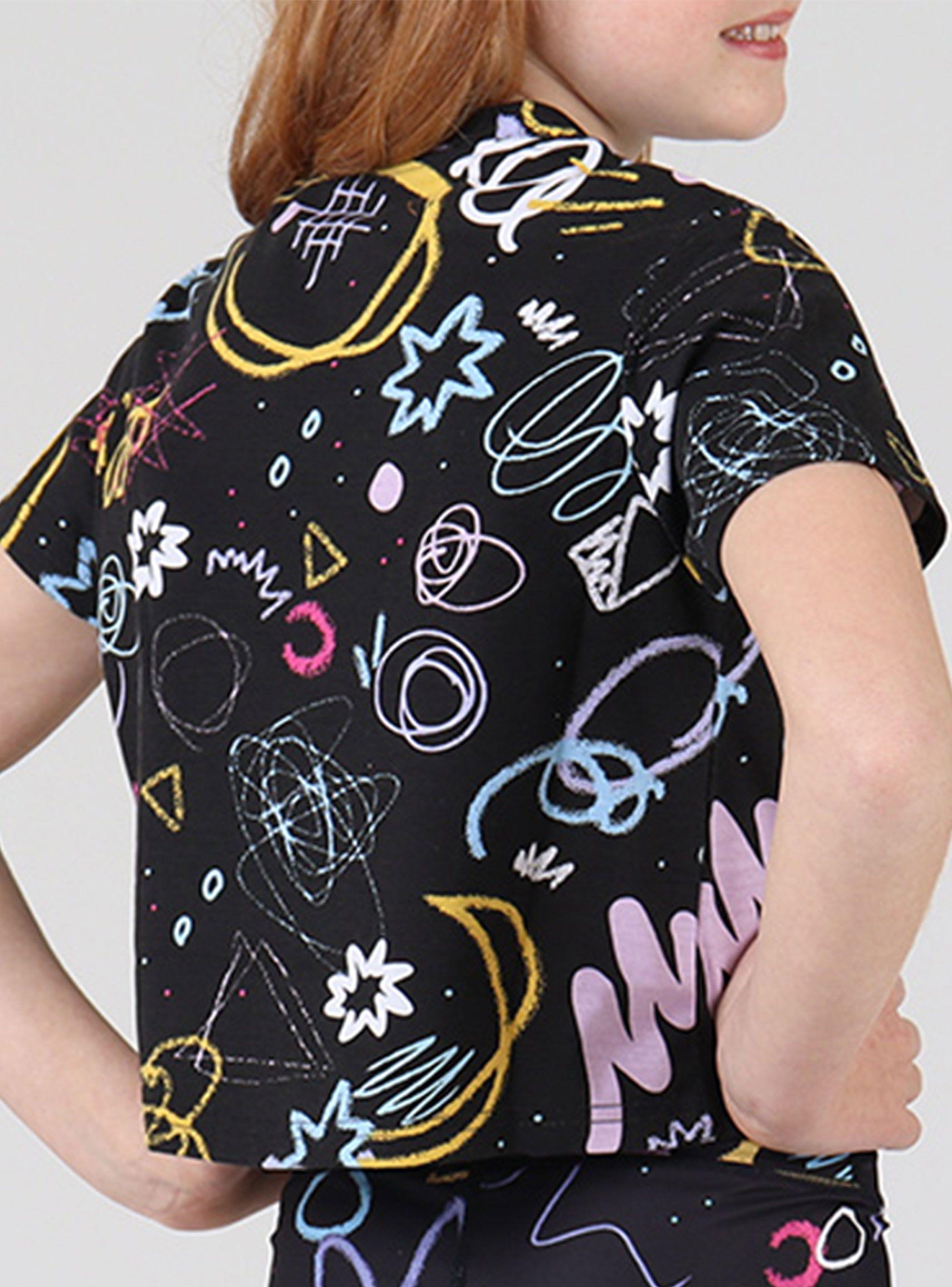 Polera Amapola Crop Estampado-1