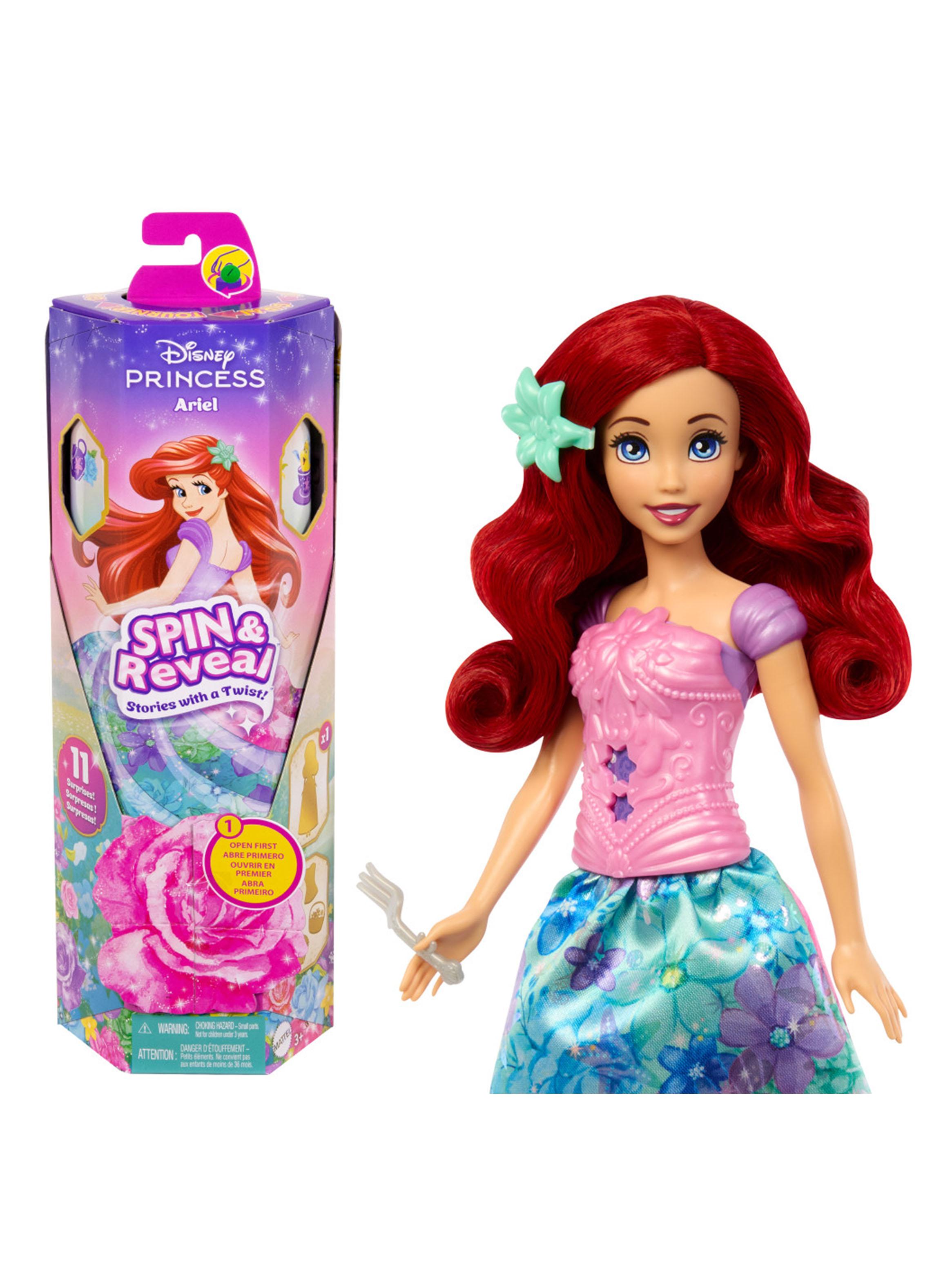 Muñeca Ariel Spin and Reveal Flores-2