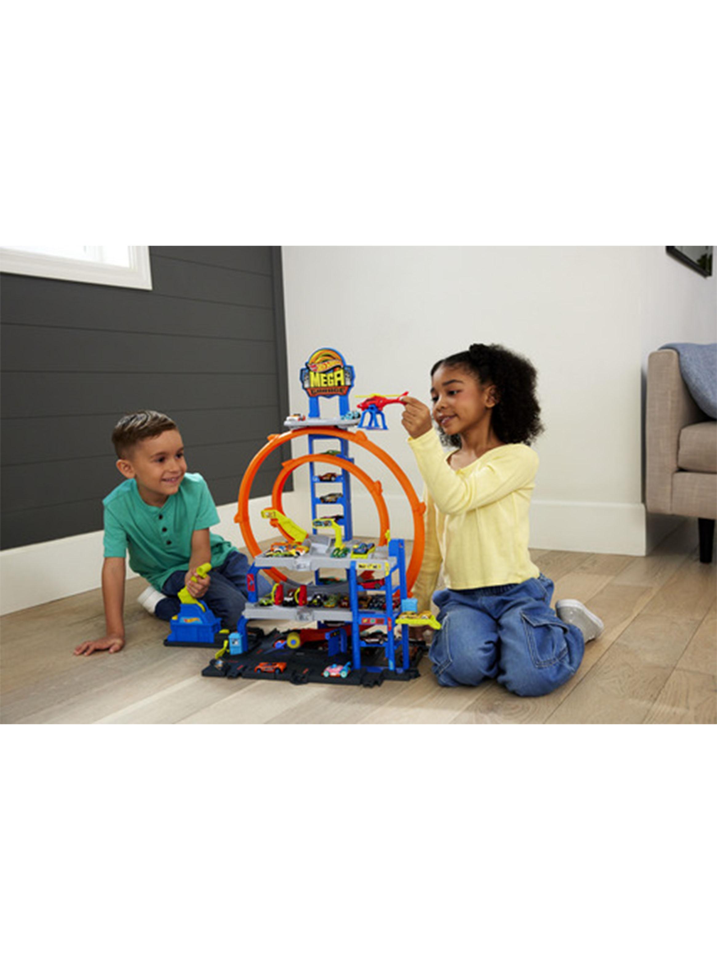 Autopista Hot Wheels Mega Garage-4
