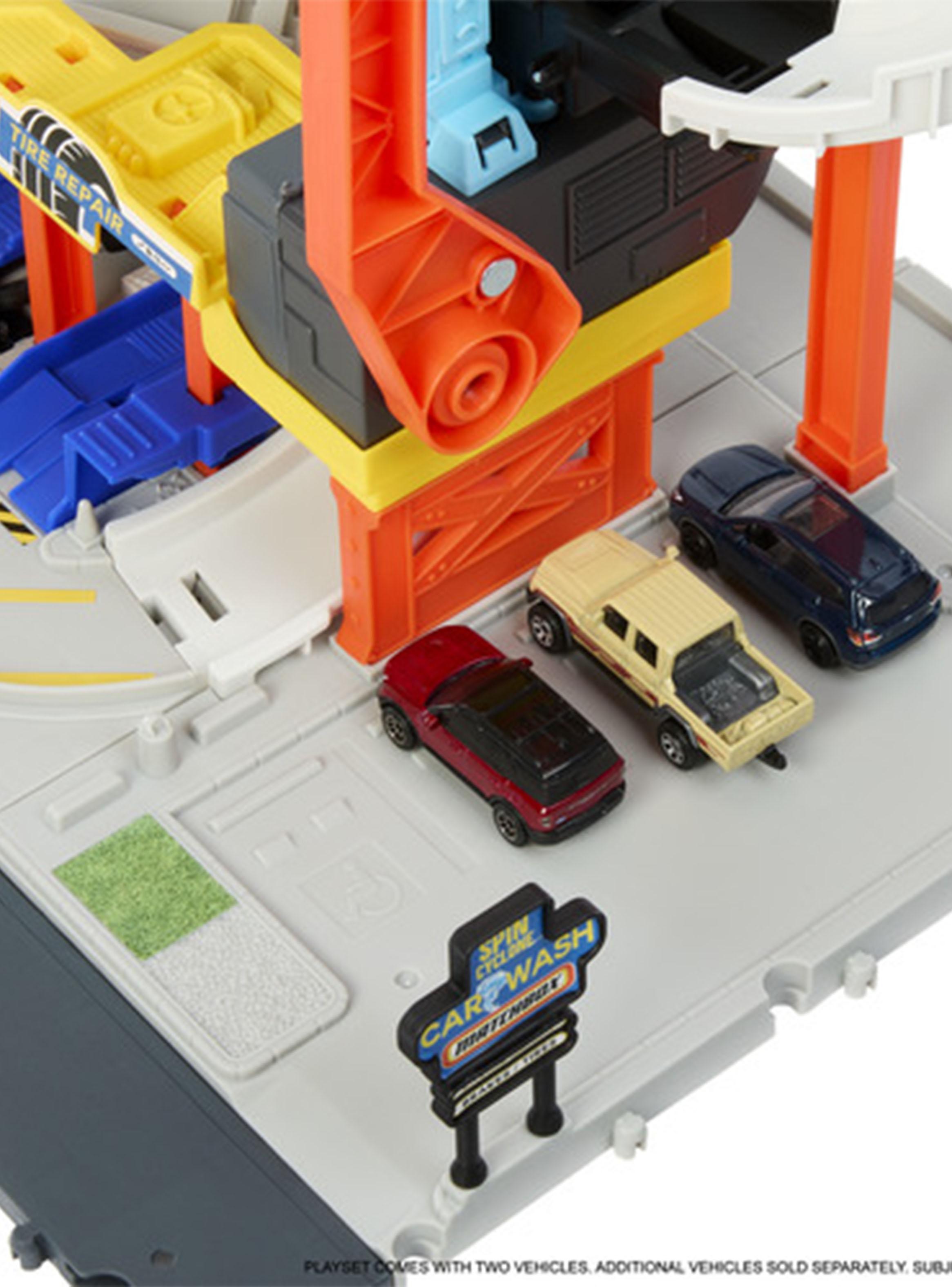 Autopista Matchbox Set Súper Auto Center-4