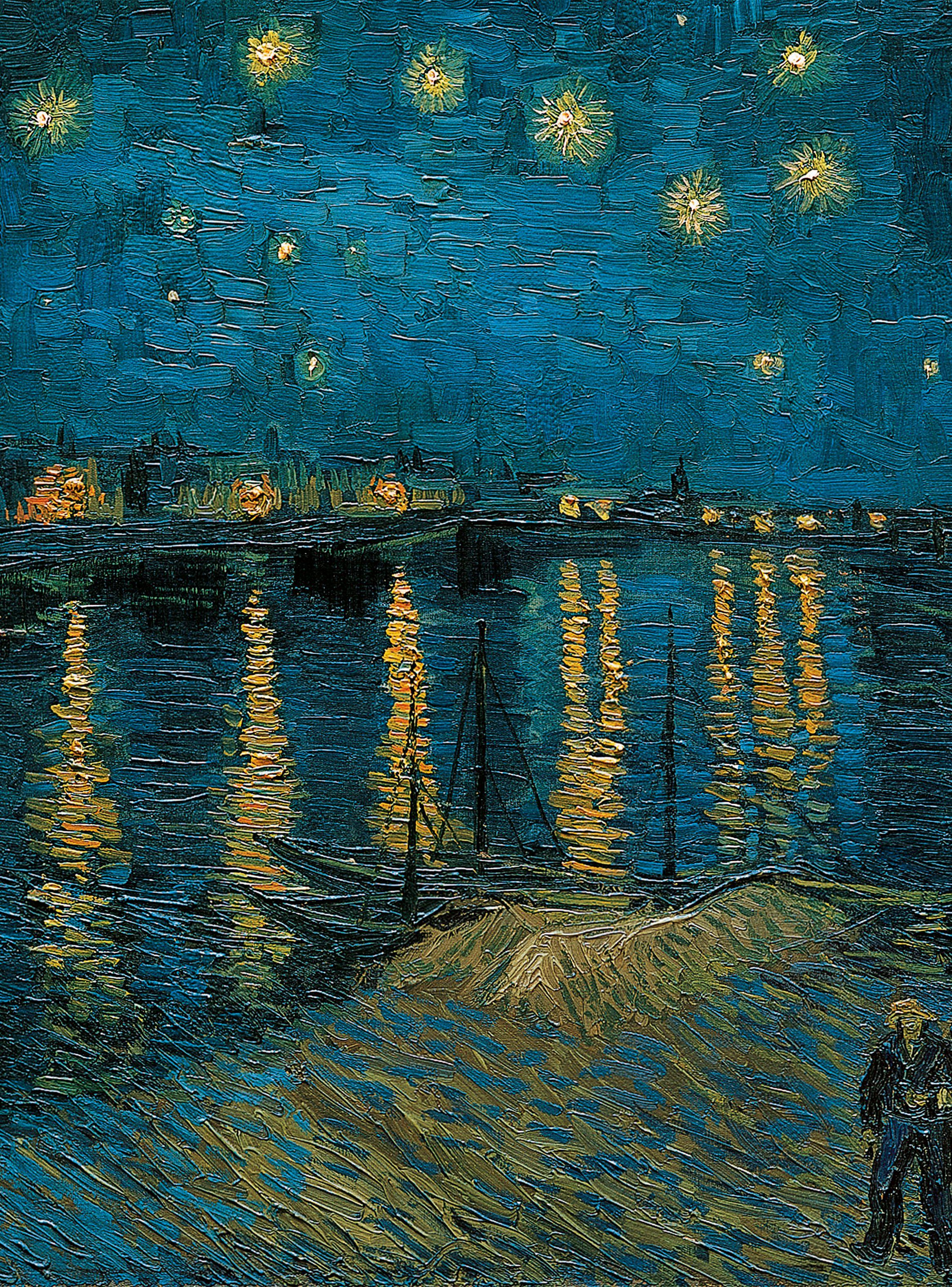 Puzzle 1000 Piezas Van Gogh Noche Estrellada-1