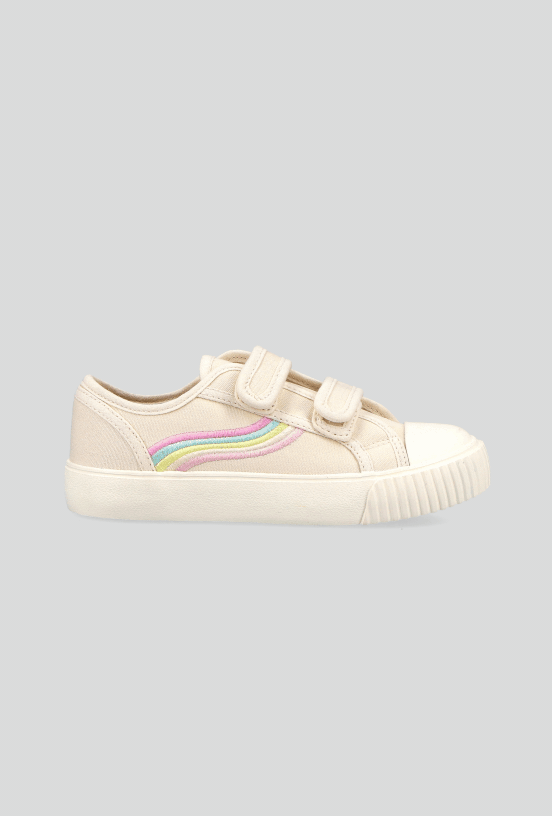 Zapatilla Urbana Lona Básica con Velcro Unisex-3