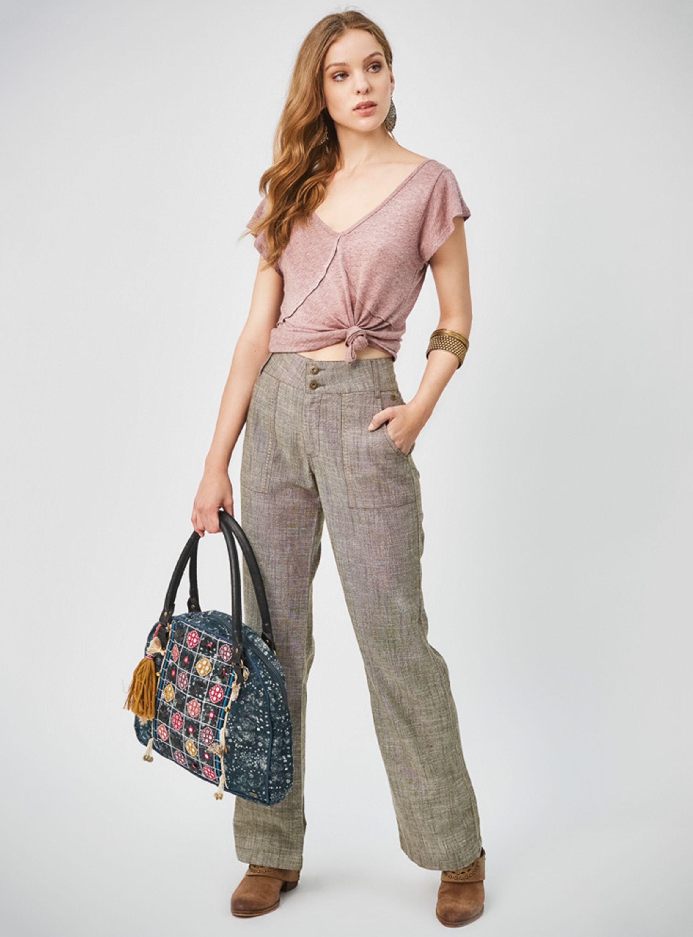Pantalón Lino Holgado Umbrale-3