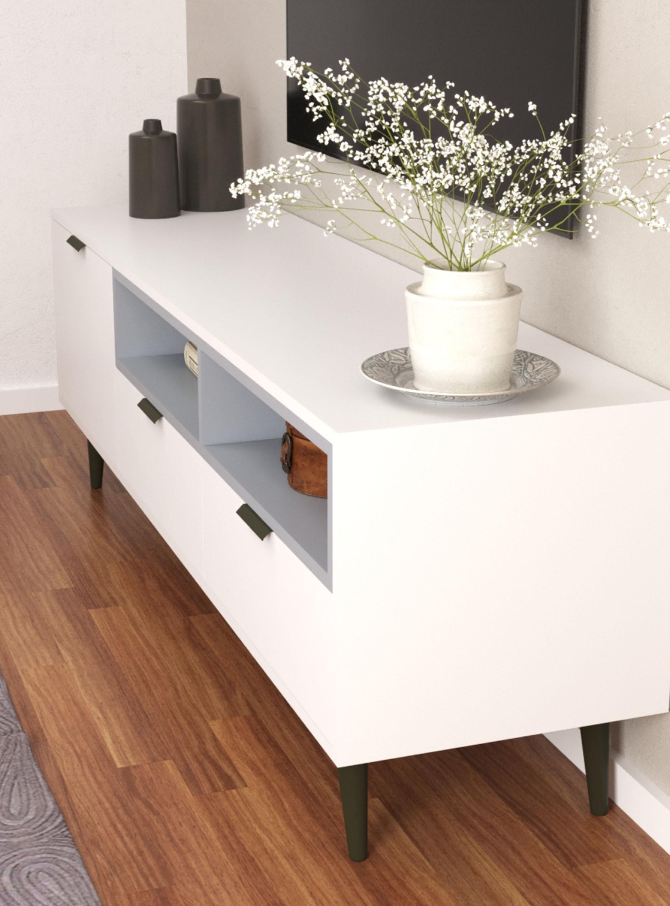 Rack TV 65" Lisboa Blanco Grey-3