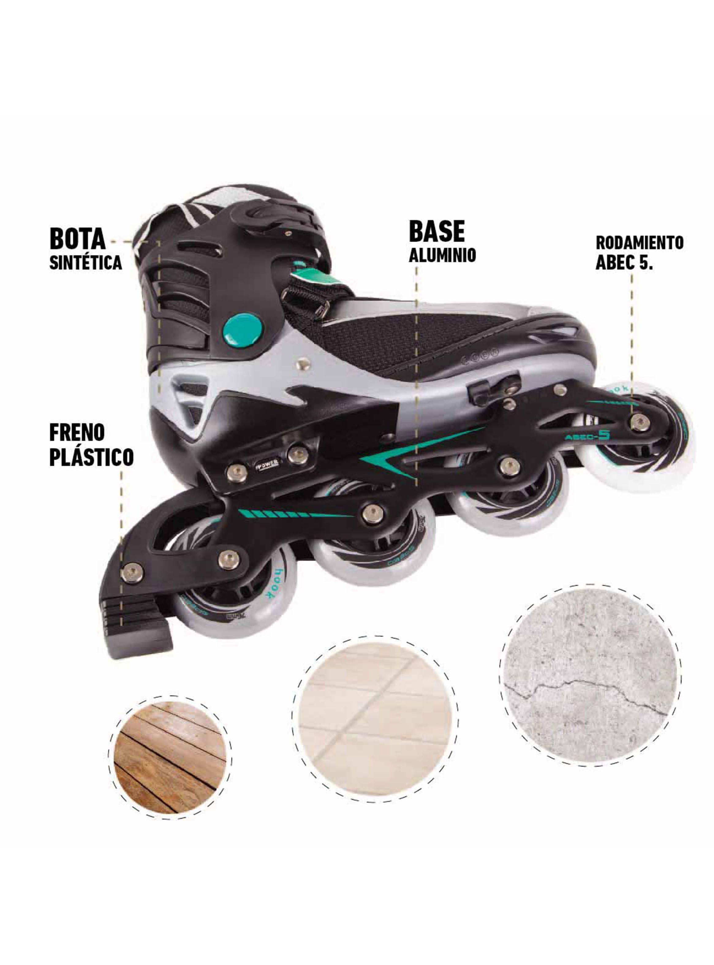 Patines Hook Power Green L-3