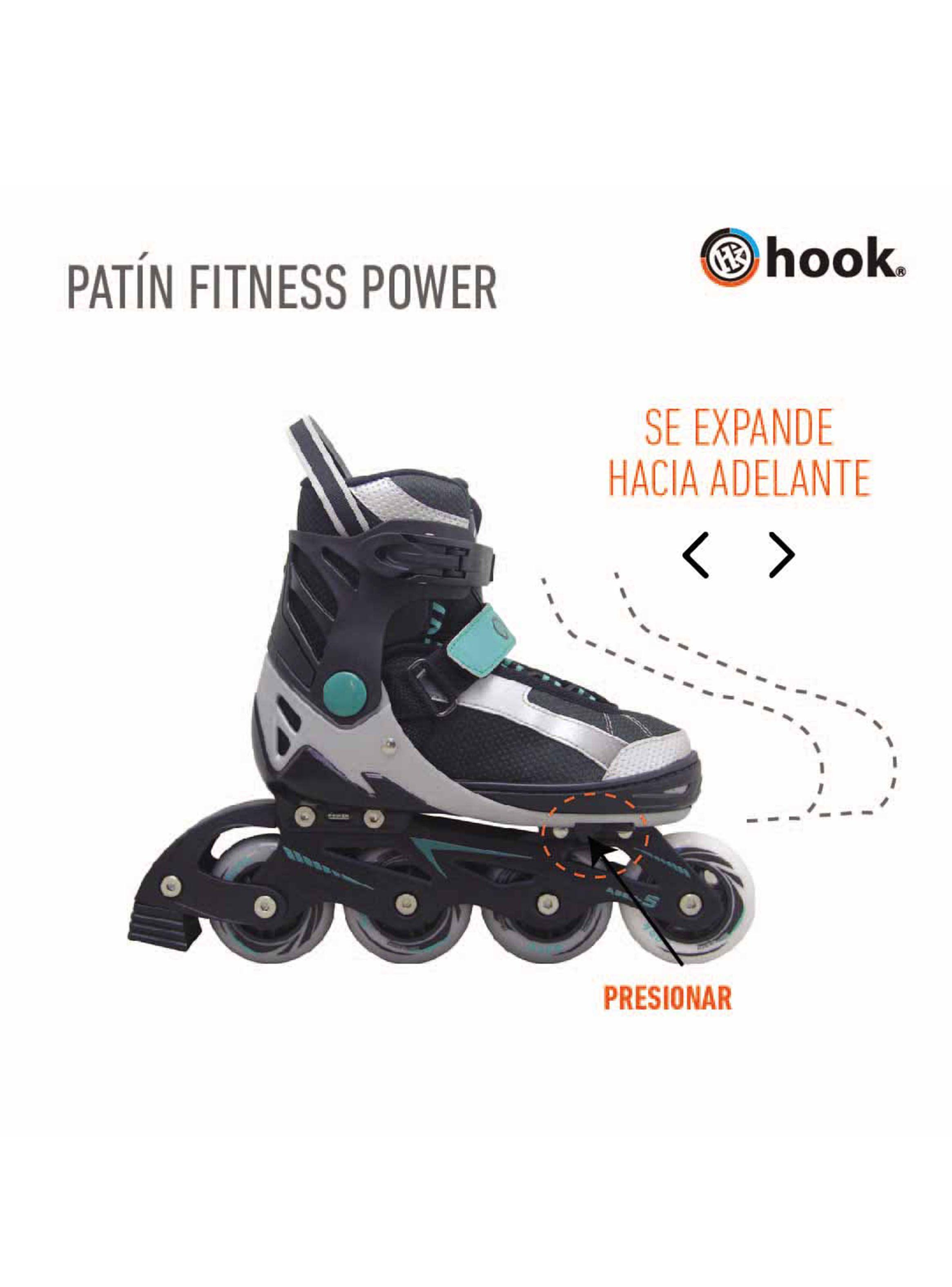 Patines Hook Power Green L-2