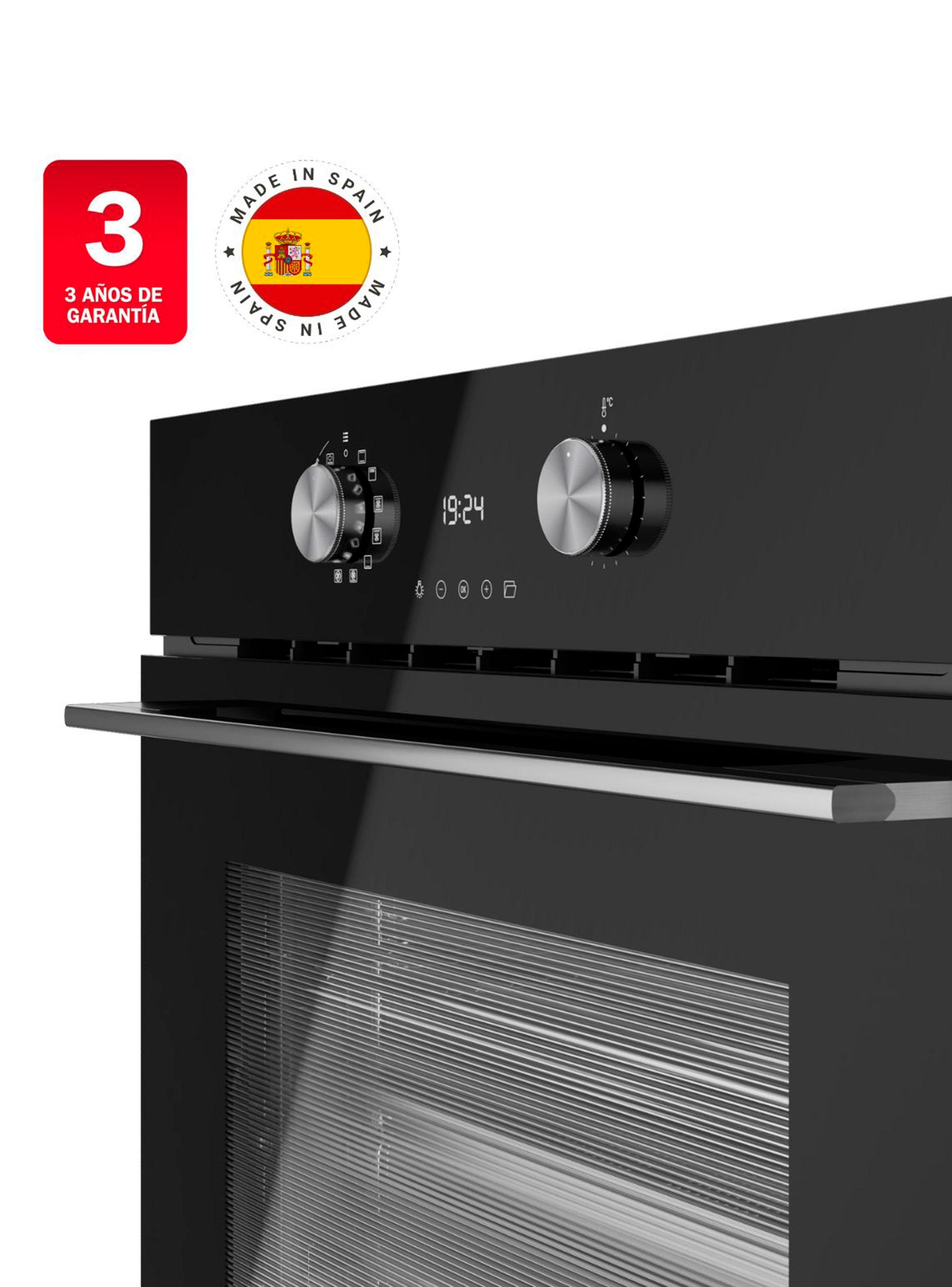 Horno Empotrado Vapor 63 Litros HLB-8550 SC BK-2