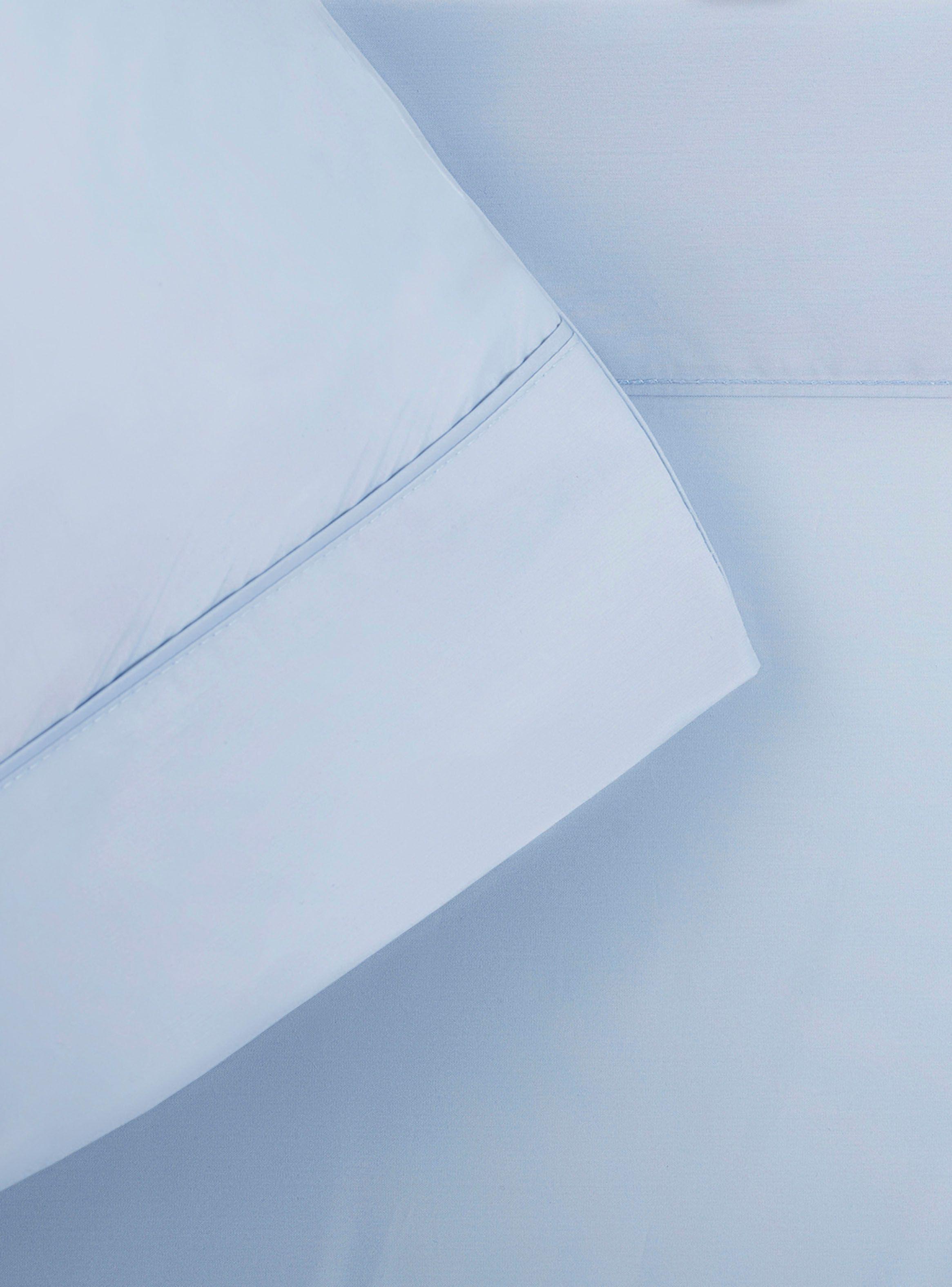 Sábana Lisa Azul Cielo 220 Hilos King-1