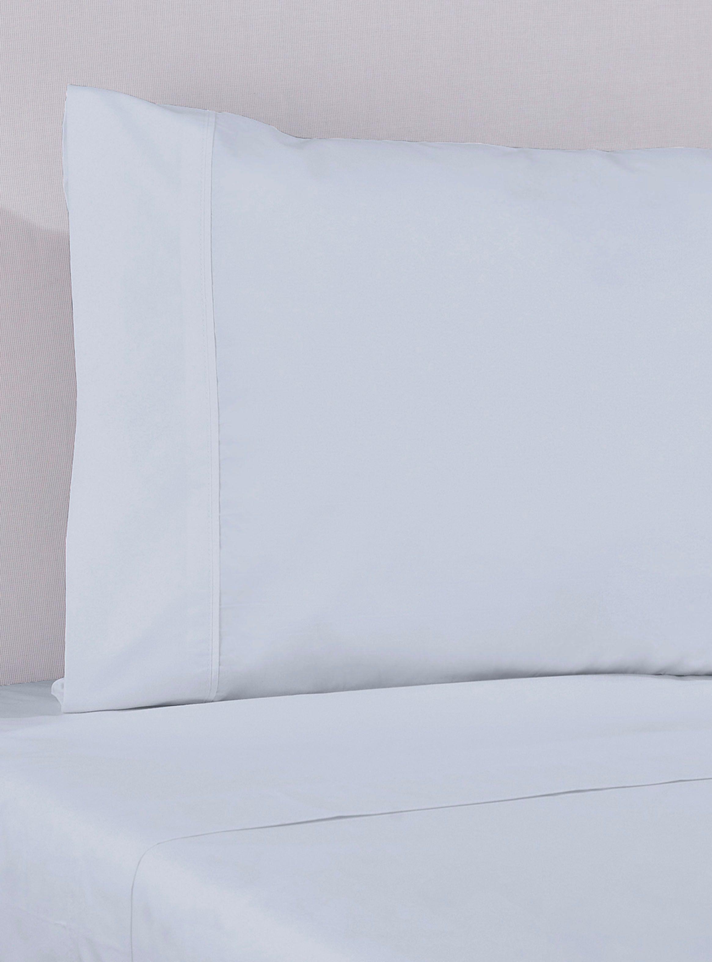 Sábana Lisa Azul Brisa 220 Hilos 2 Plazas-0