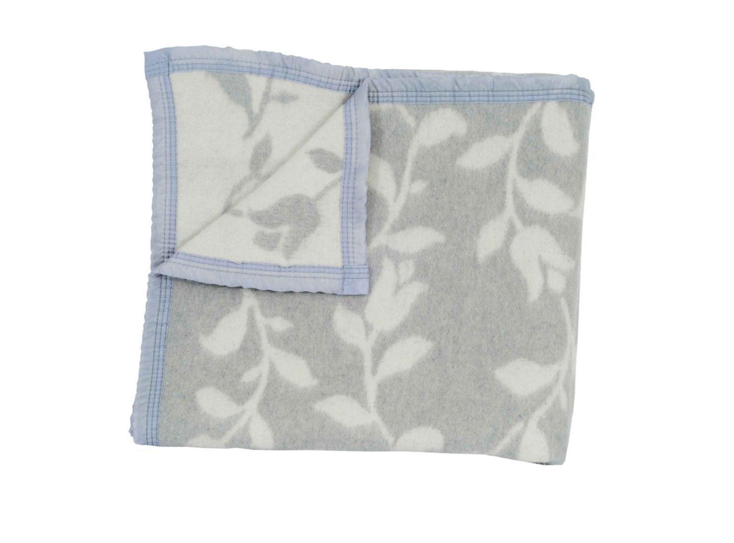 Frazada 2 Plazas Jacquard Gris-3