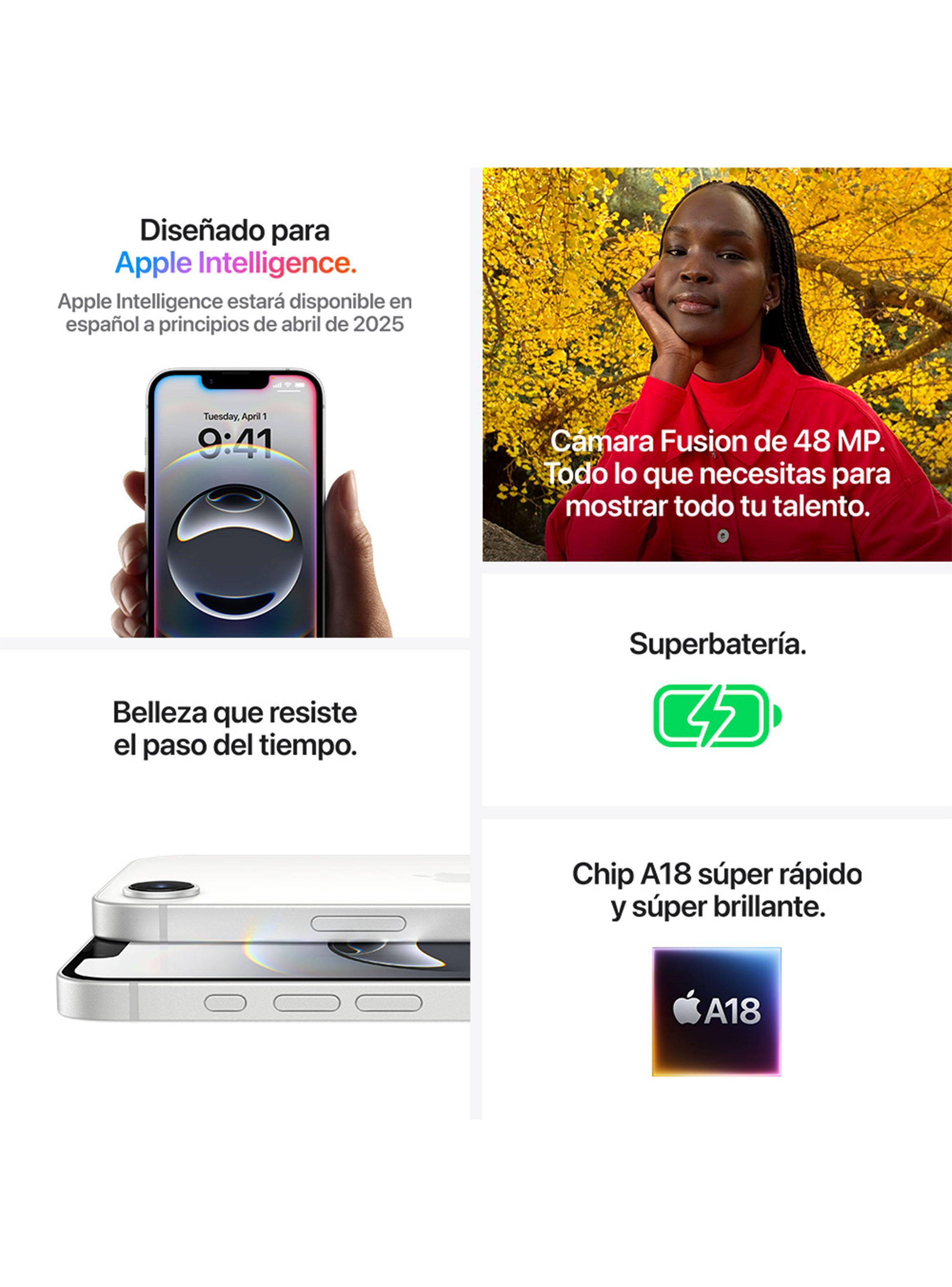iPhone 16e 128GB 6.1" Blanco Liberado-6