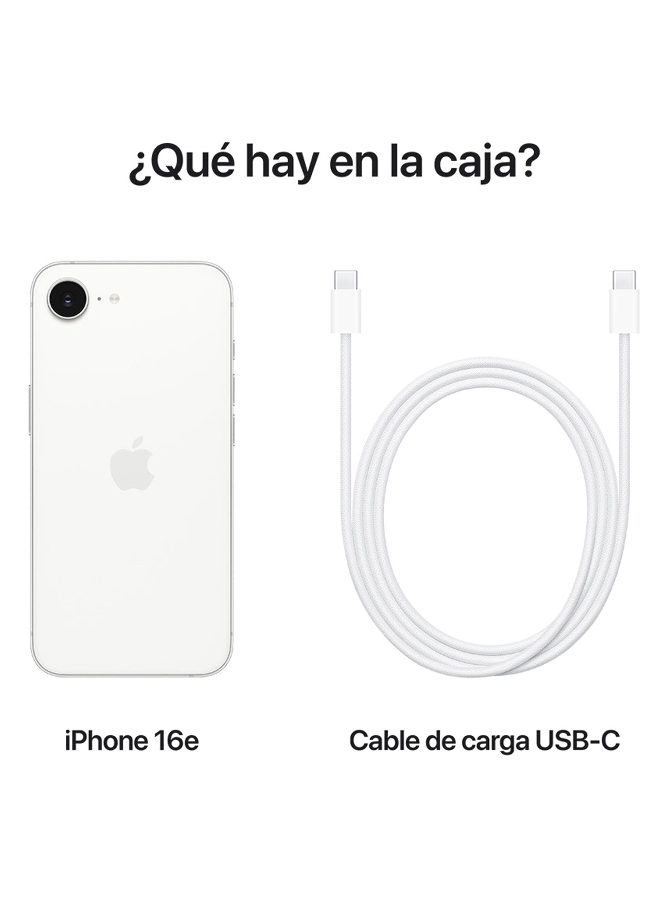 iPhone 16e 128GB 6.1" Blanco Liberado-4