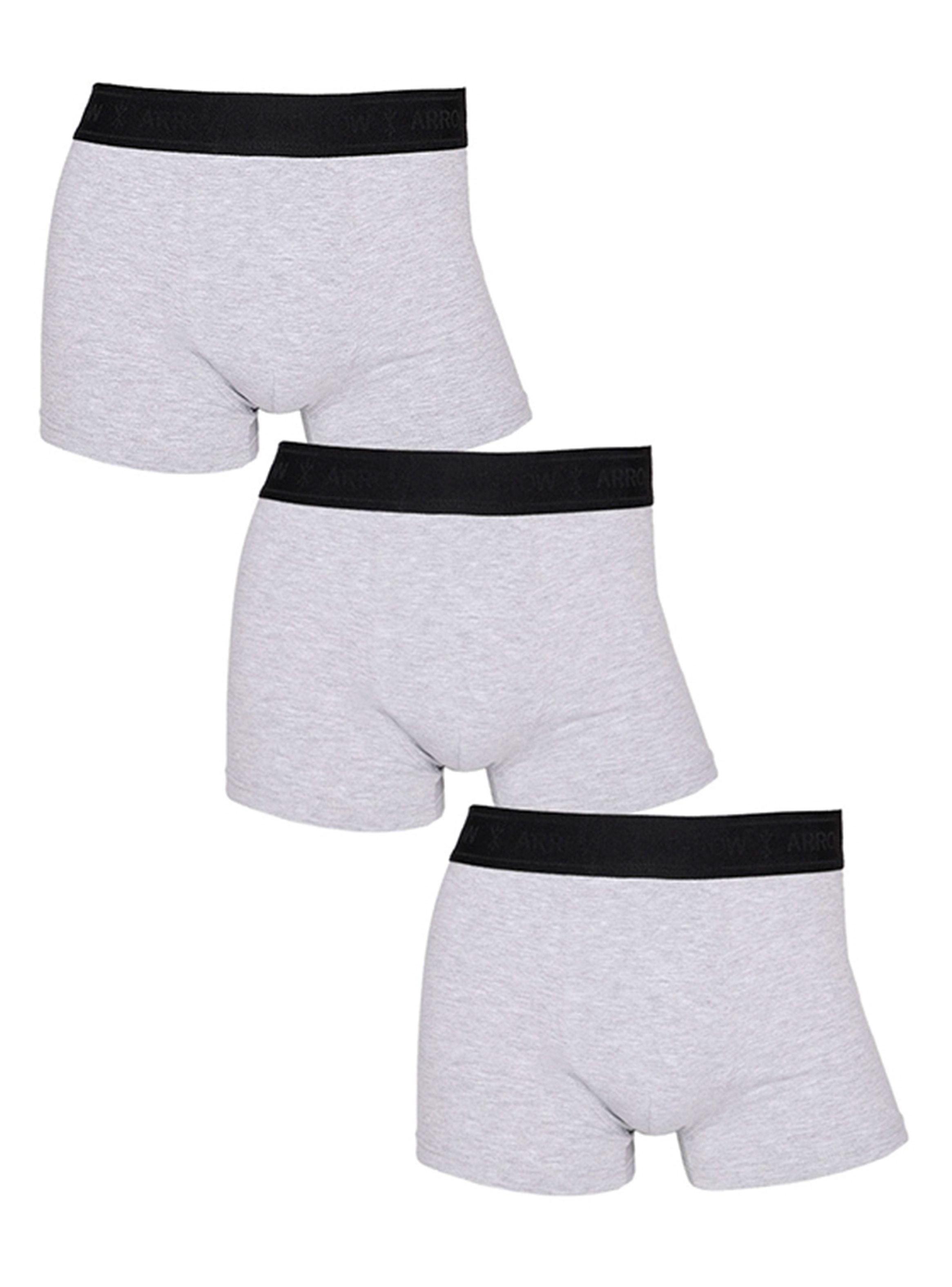 Boxer Arrow Medio Tripack Classic Gris Arrow-0